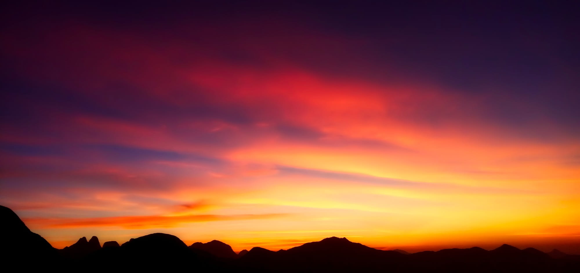 clouds, dark, blue, sunbeam, tranquil scene, beauty in nature, scenics - nature, sunset, no people, mountains, tranquility, purple, outdoors, cloud - sky, HD Wallpaper