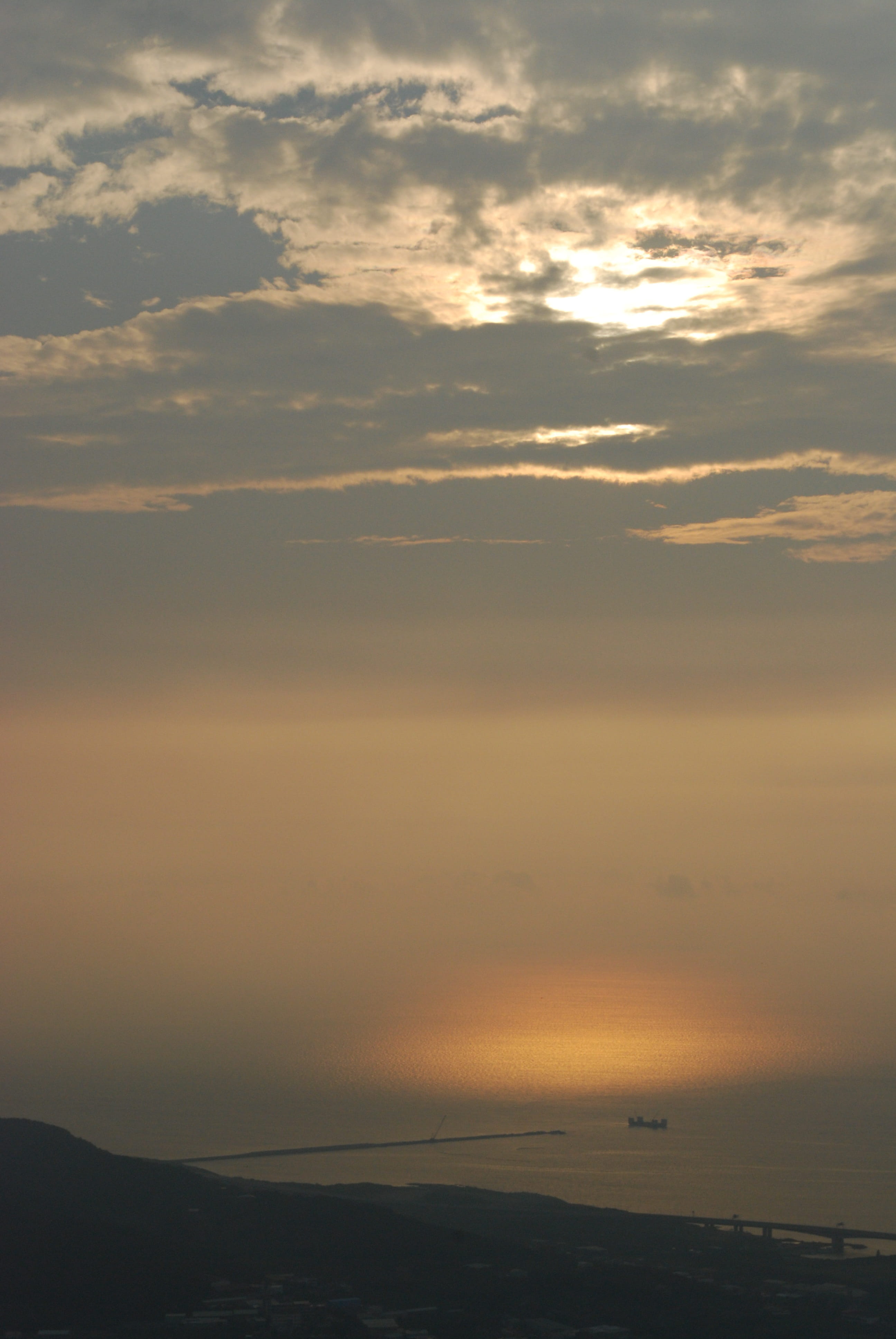 scenics - nature, fog, nature, a surname, skt, tranquility, tranquil scene, beach, cloud - sky, orange color, idyllic, sky, water, beauty in nature, seascape, Phone HD Wallpaper