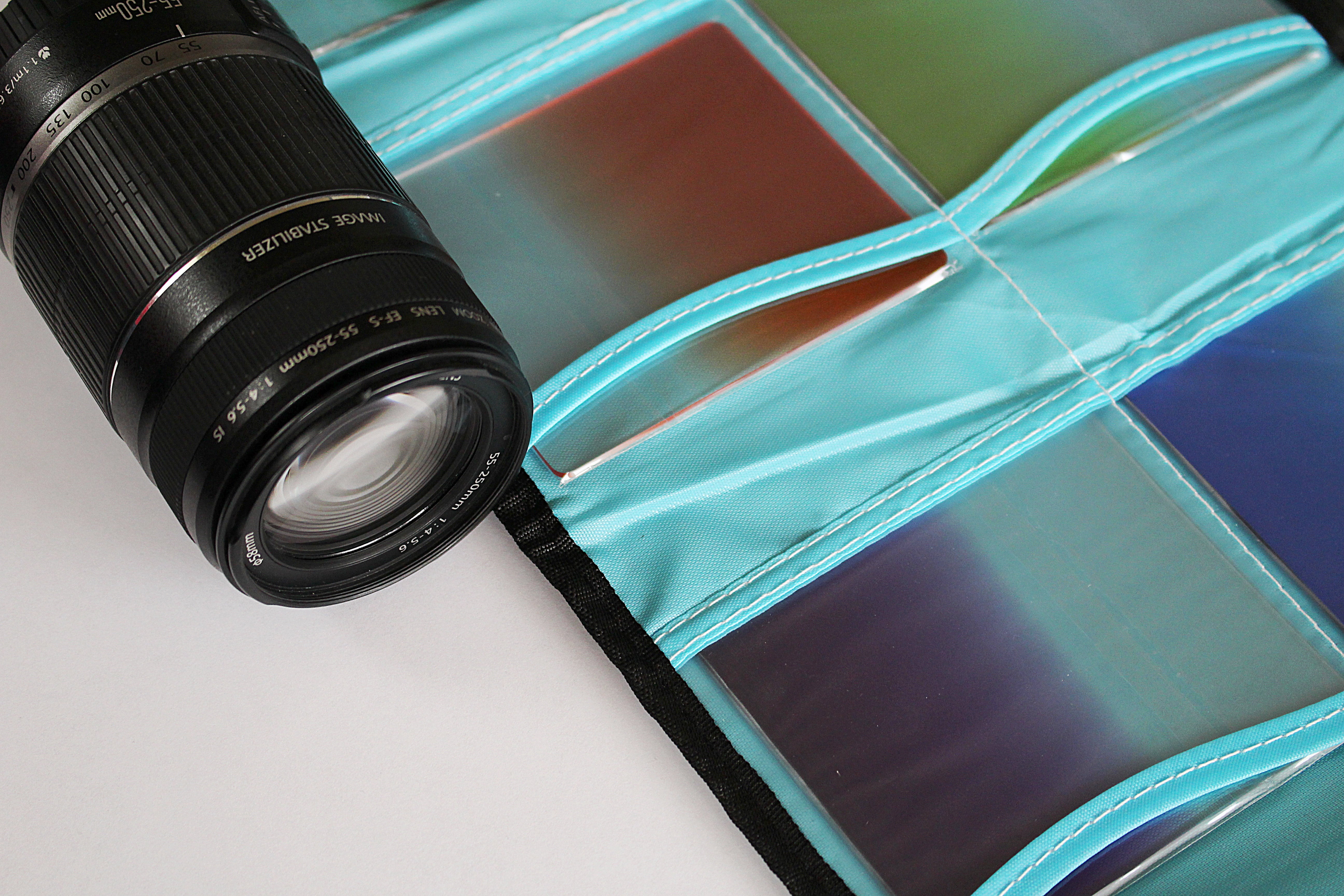 camera - photographic equipment, color graduated filters, technology, photography themes, close-up, high angle view, lens - eye, black color, camera lens, HD Wallpaper