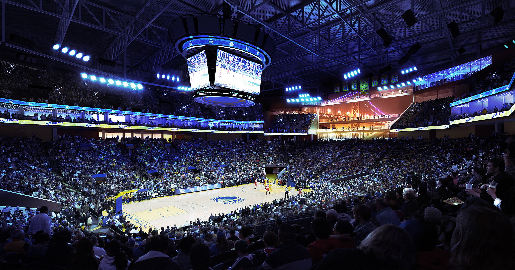 1080P, nba, basketball, state, golden, warriors, HD Wallpaper