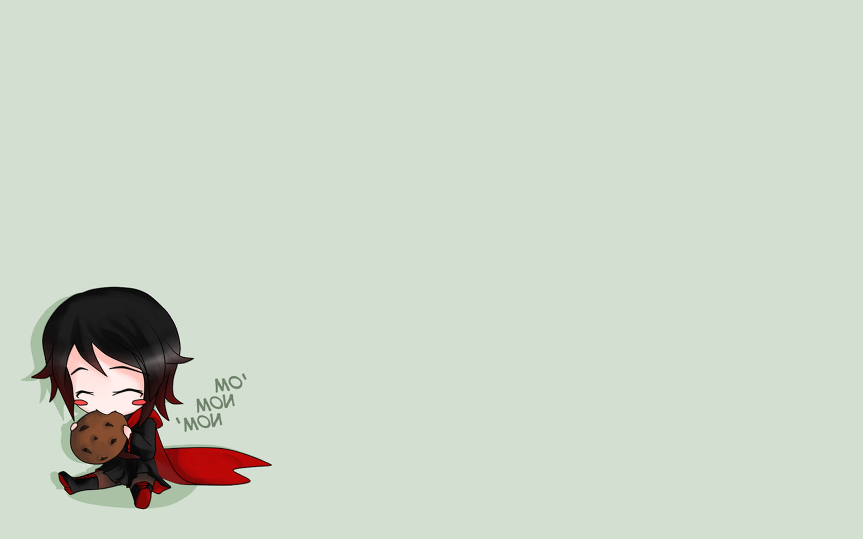 Ruby Rose, RWBY, Rooster Teeth, cookies, 720P, HD Wallpaper