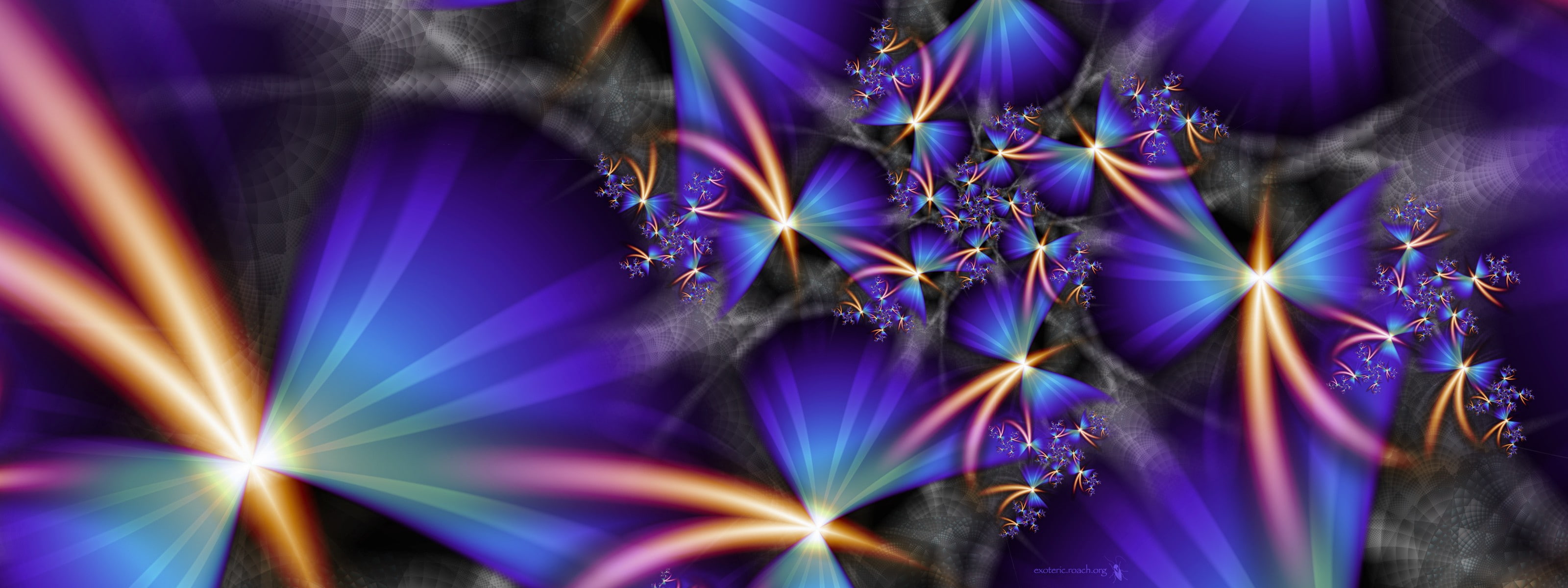 blatte, fractals, 2K, abstract, HD Wallpaper