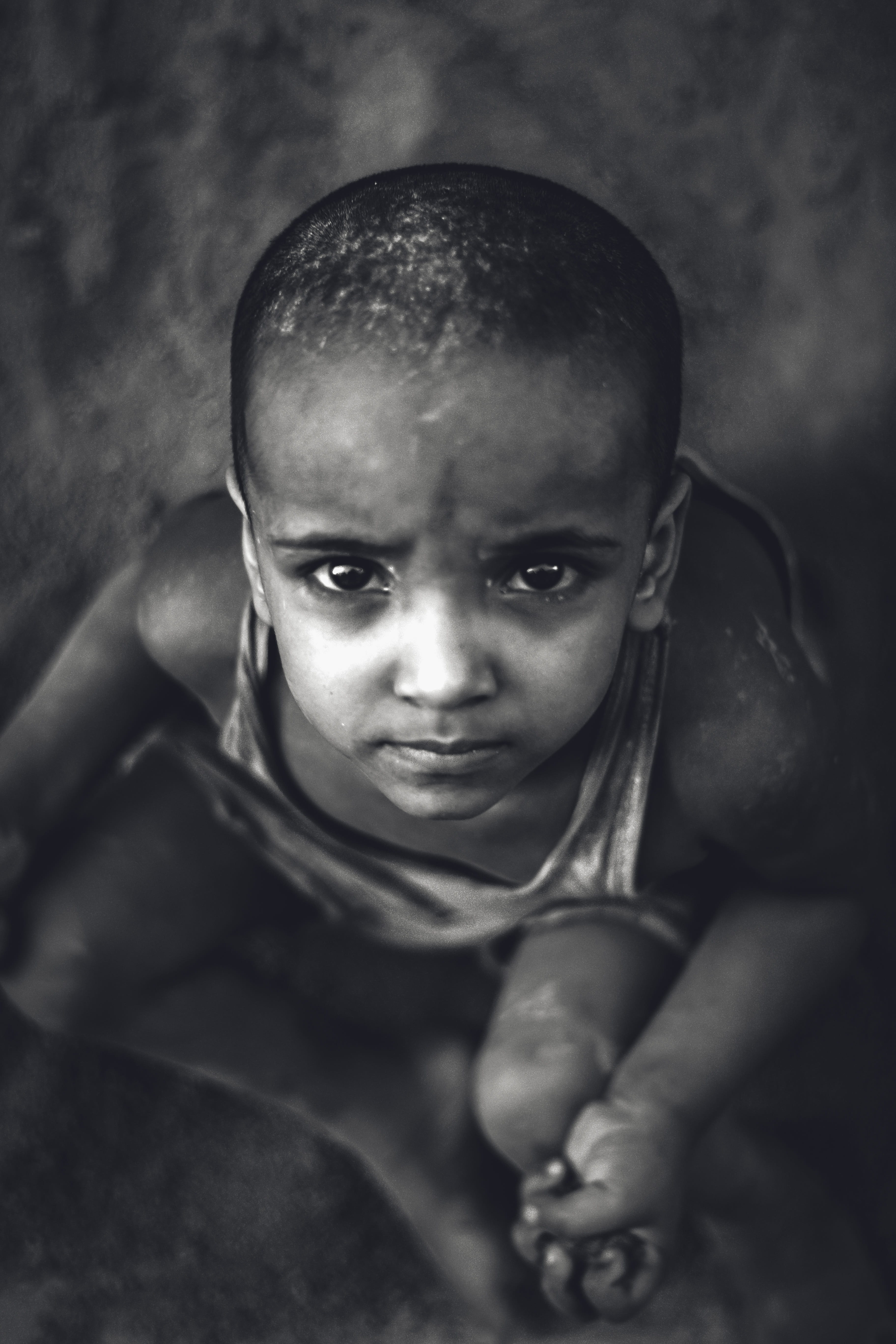 caucasian, front view, love, happy, toddler, portrait, happiness, tank, play, black and white, boys, top, one person, little, woman, smiling, cute, indoors, Phone HD Wallpaper