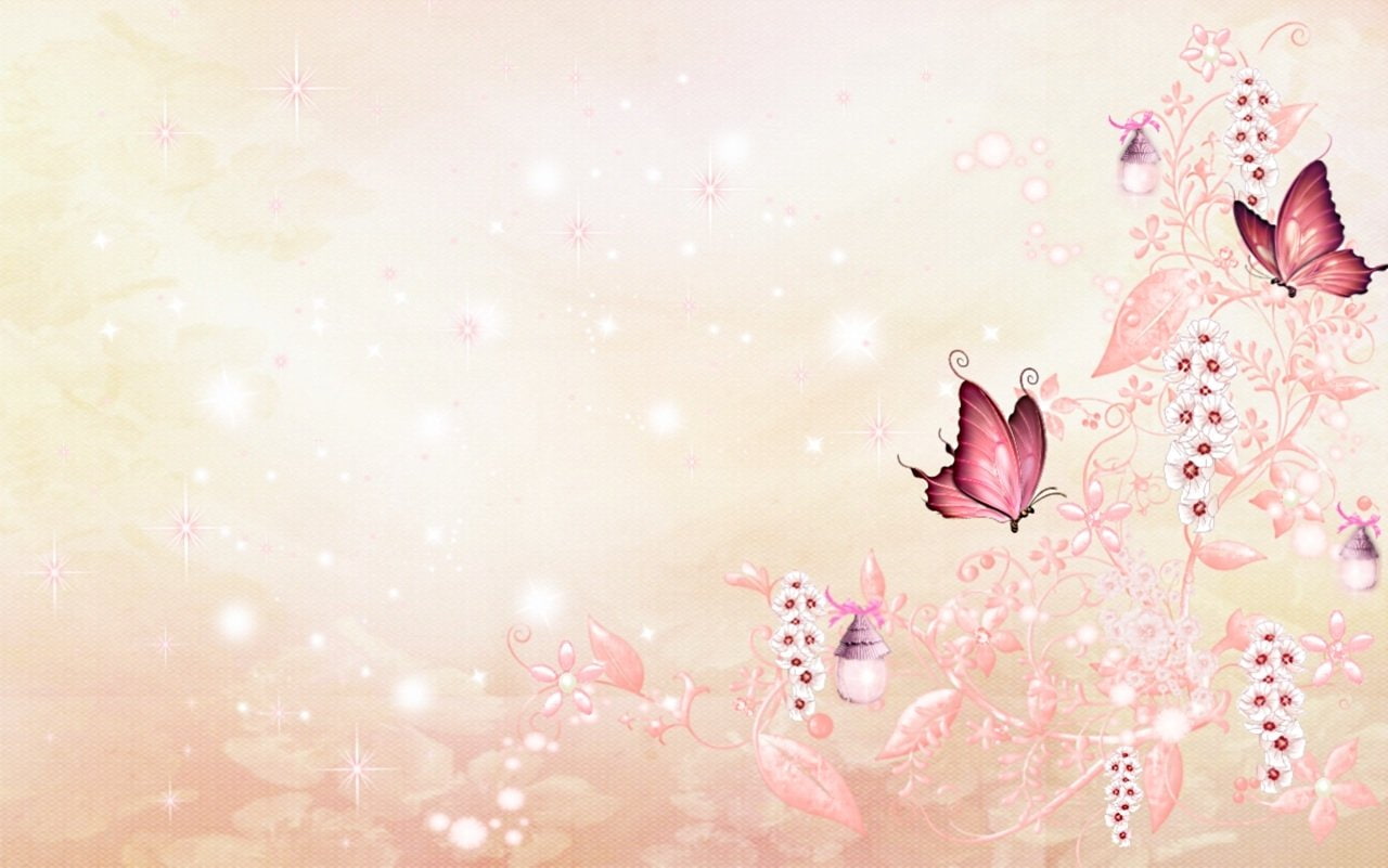 fragility, cherry blossom, flower, Butterfly, copy space, no people, flowering plant, event, flower head, 720P, petal, plant, decoration, digital composite, HD Wallpaper