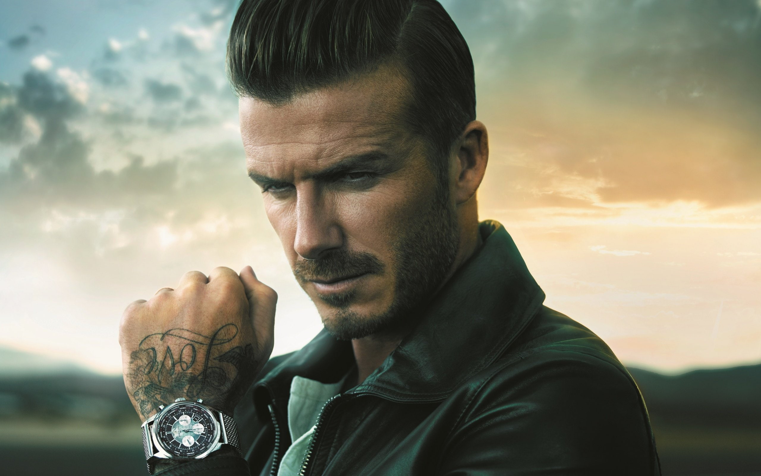 tattoo, saint germain, 2K, david, beckham, paris, soccer, HD Wallpaper