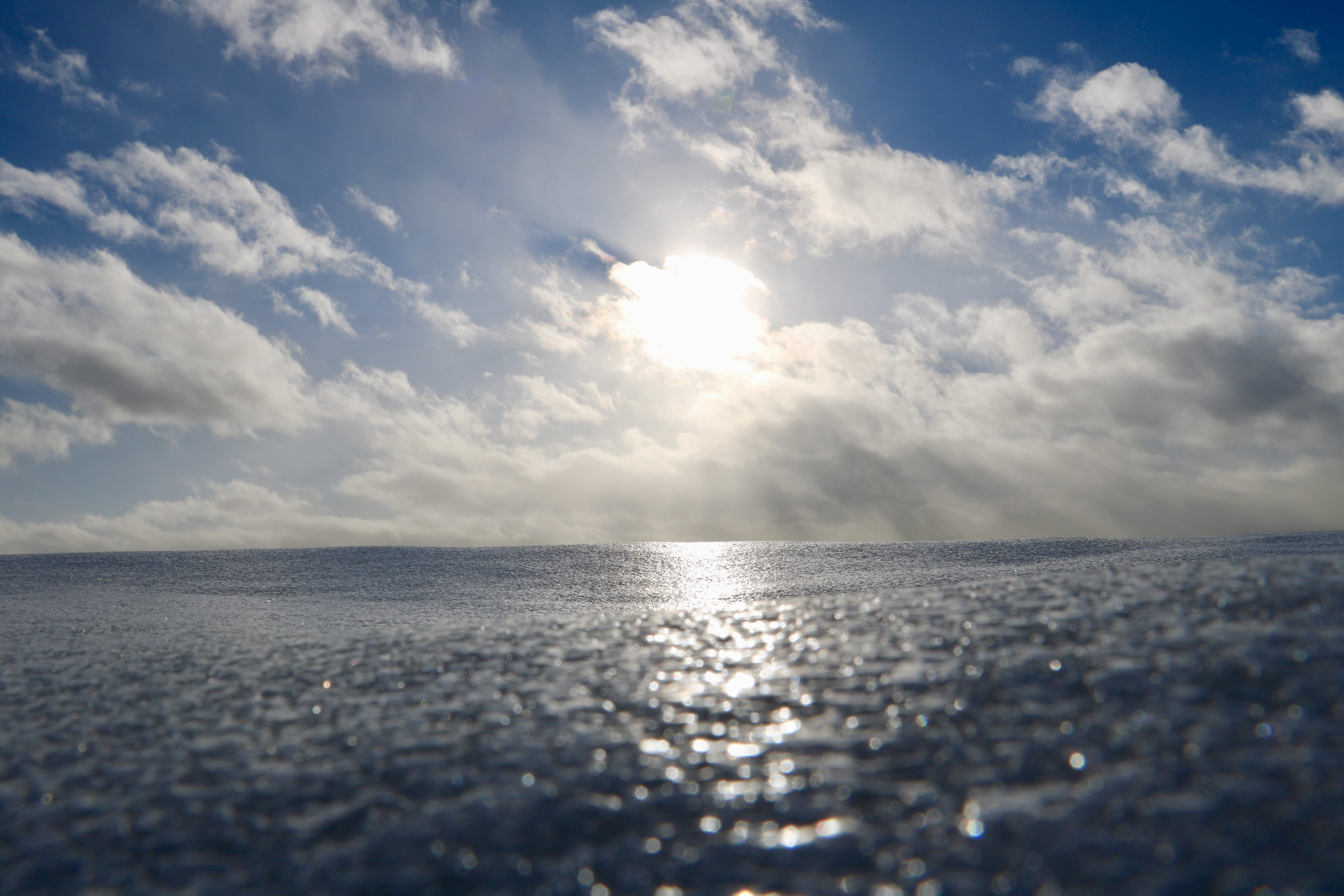 horizon, cloud - sky, water, outdoors, non-urban scene, canada, nature, sun, tranquil scene, reflection, brightly lit, cold, day, snow, idyllic, scenics - nature, HD Wallpaper