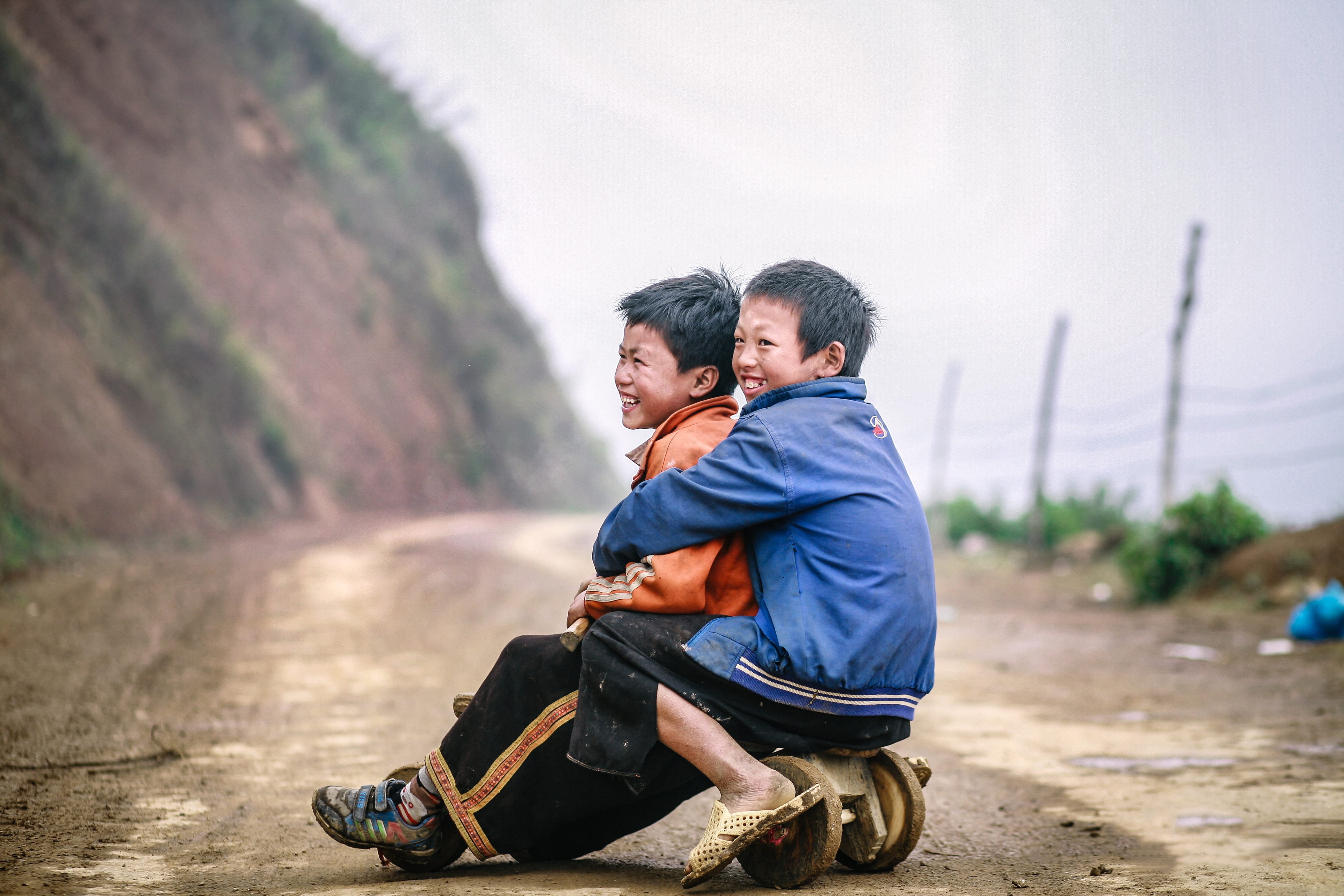 bonding, riding, son, boys, care, mid adult, outdoors, i waved son la, moc chau life, togetherness, emotion, father, family, mid adult men, toy, transportation, HD Wallpaper