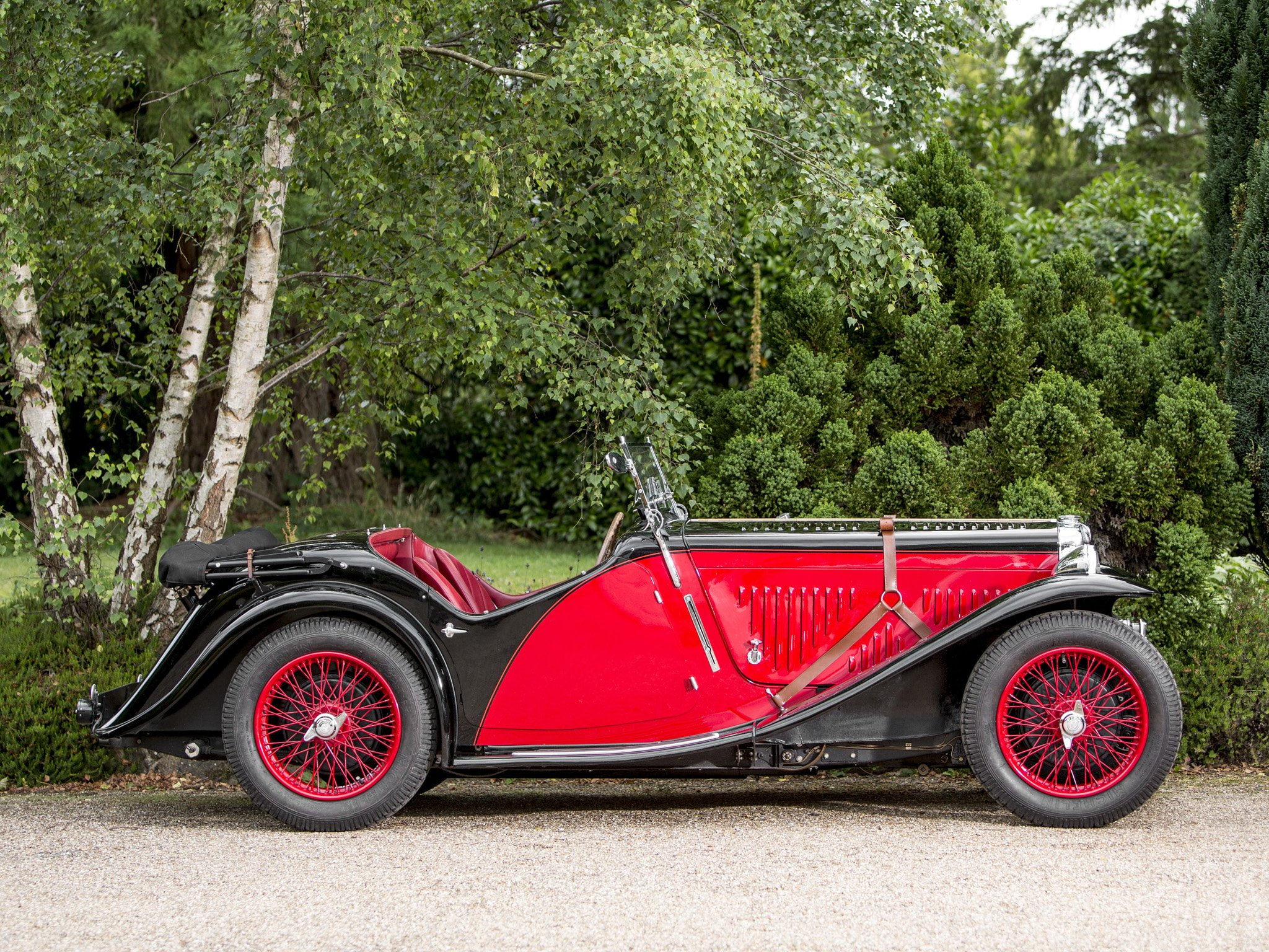allingham, mgna, drophead, magnette, 1934, coupe, m g, 1080P, n a, retro, HD Wallpaper