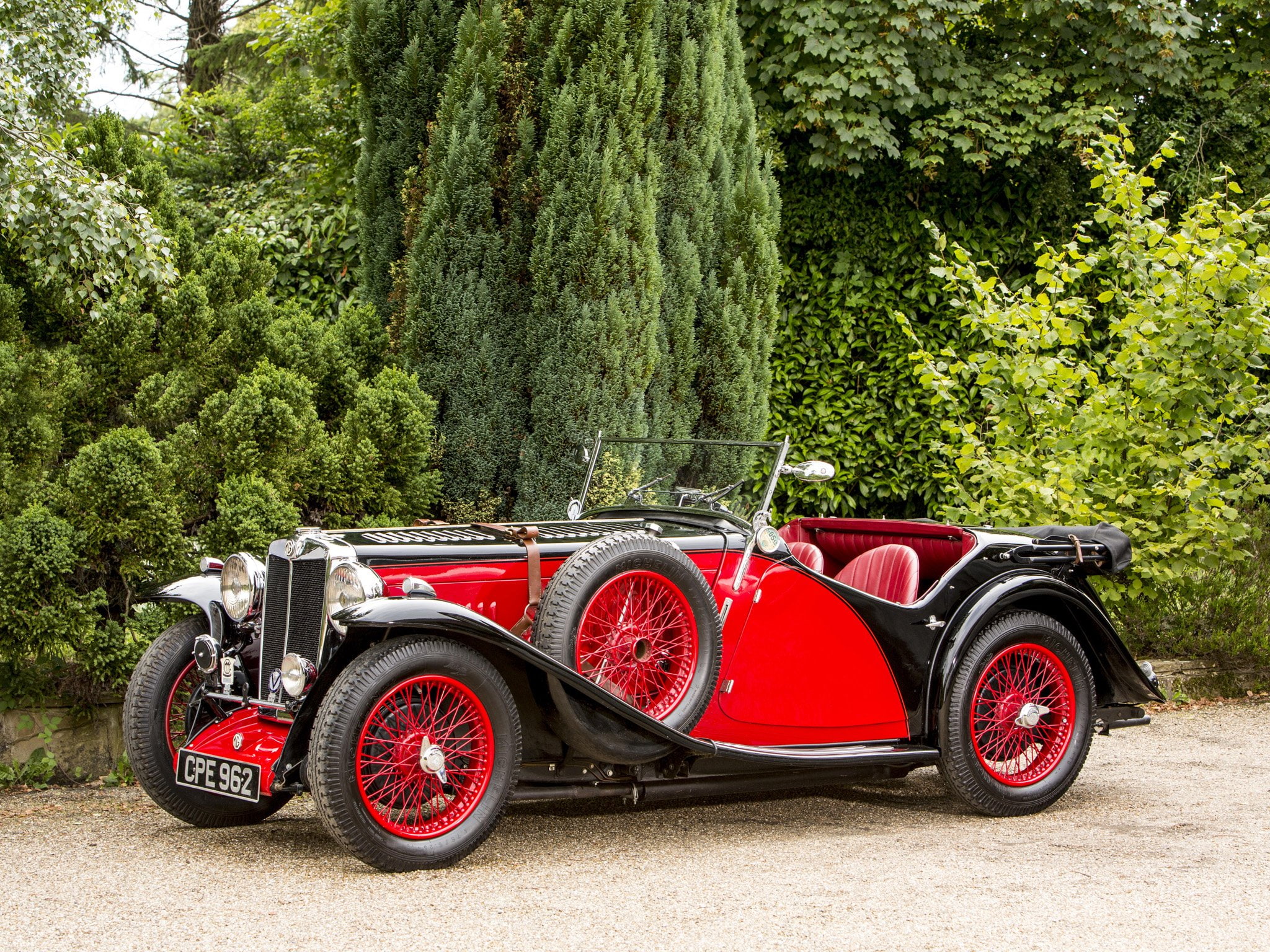 n a, drophead, 1934, coupe, magnette, retro, mgna, m g, 1080P, allingham, HD Wallpaper