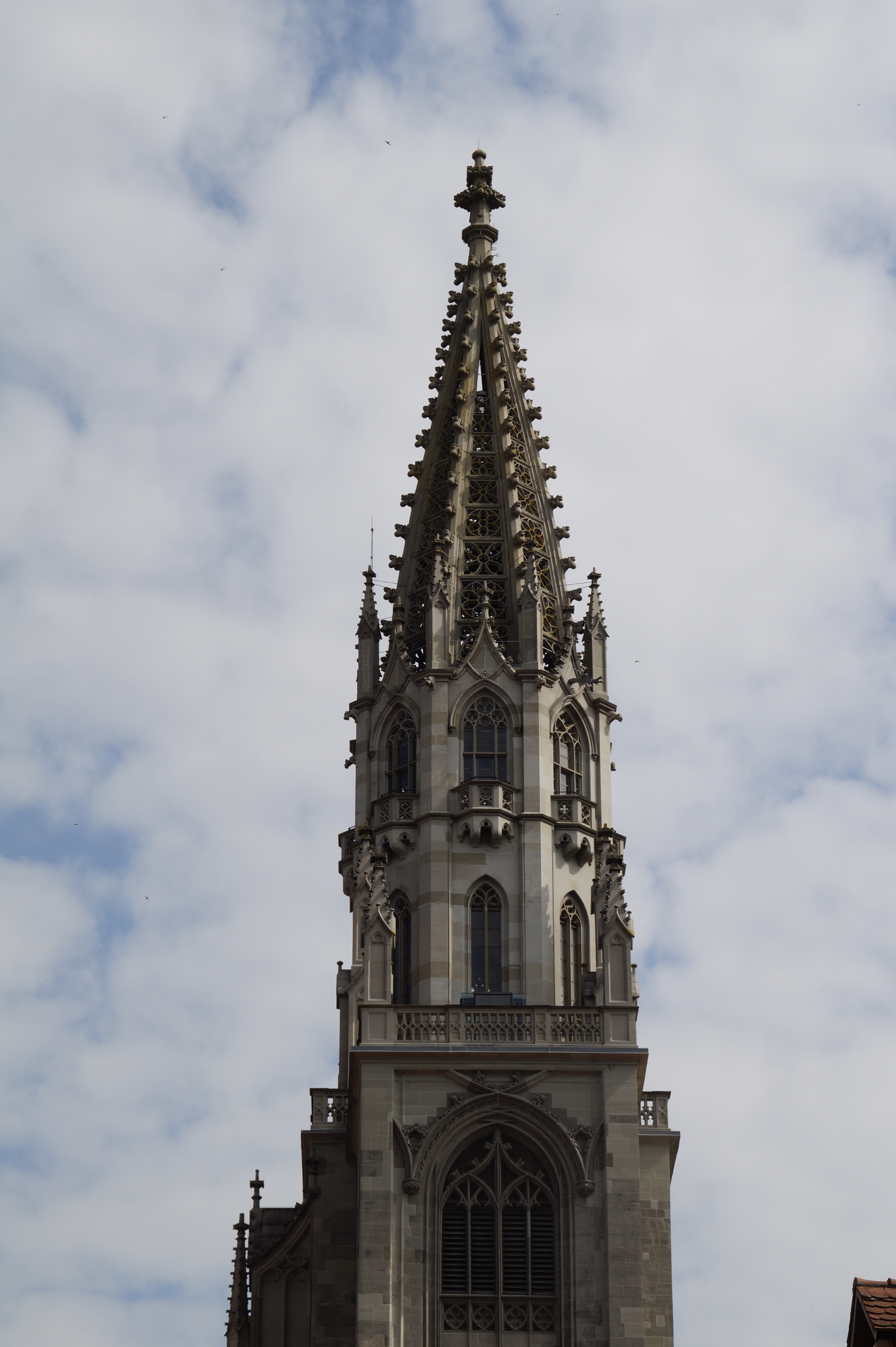 konstanz cathedral, cloud - sky, münster tower, münster, great, place of worship, gothic style, low angle view, spire, architecture, building exterior, Phone HD Wallpaper