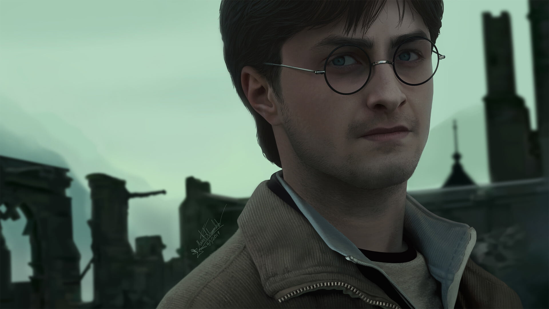 Harry Potter, 1080P, Harry Potter and the Deathly Hallows: Part 2, Daniel Radcliffe, HD Wallpaper