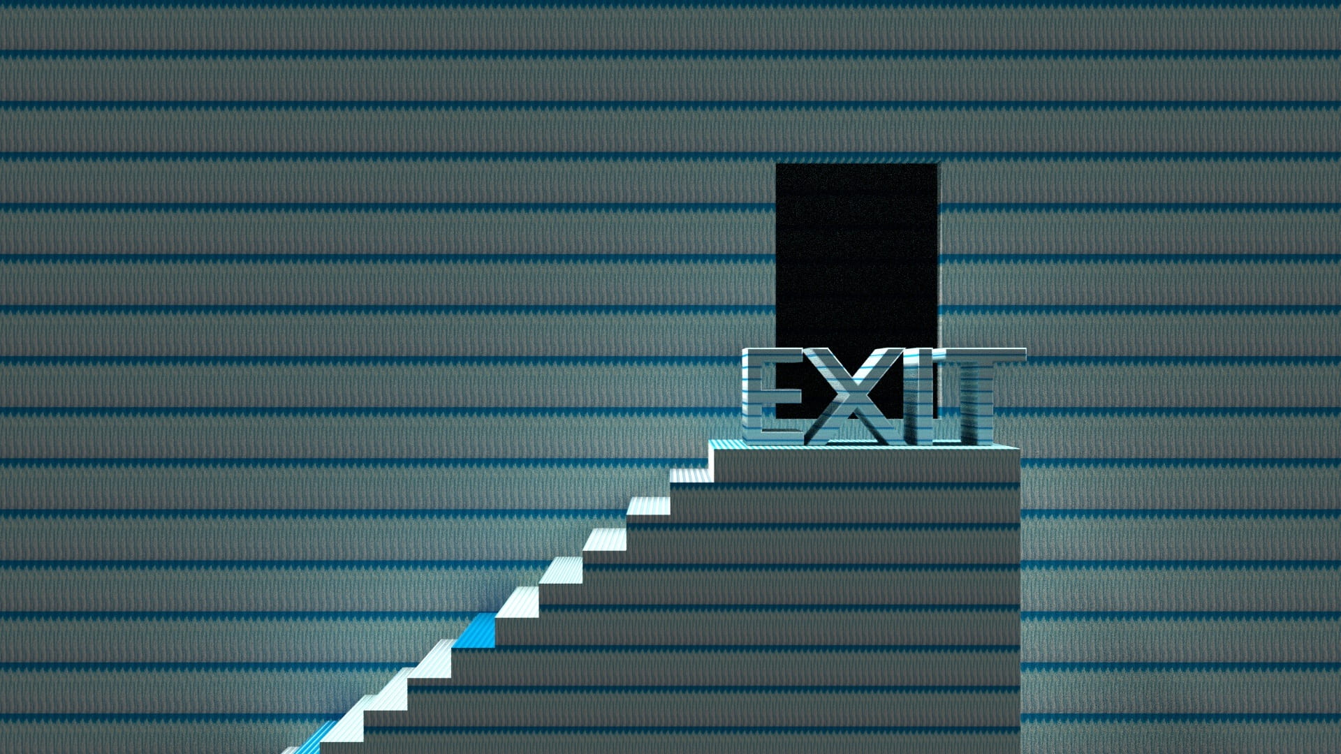 staircase, shadow, 3d, pattern, full length, built structure, modern, men, building exterior, silhouette, architecture, window, 1080P, steps and staircases, HD Wallpaper