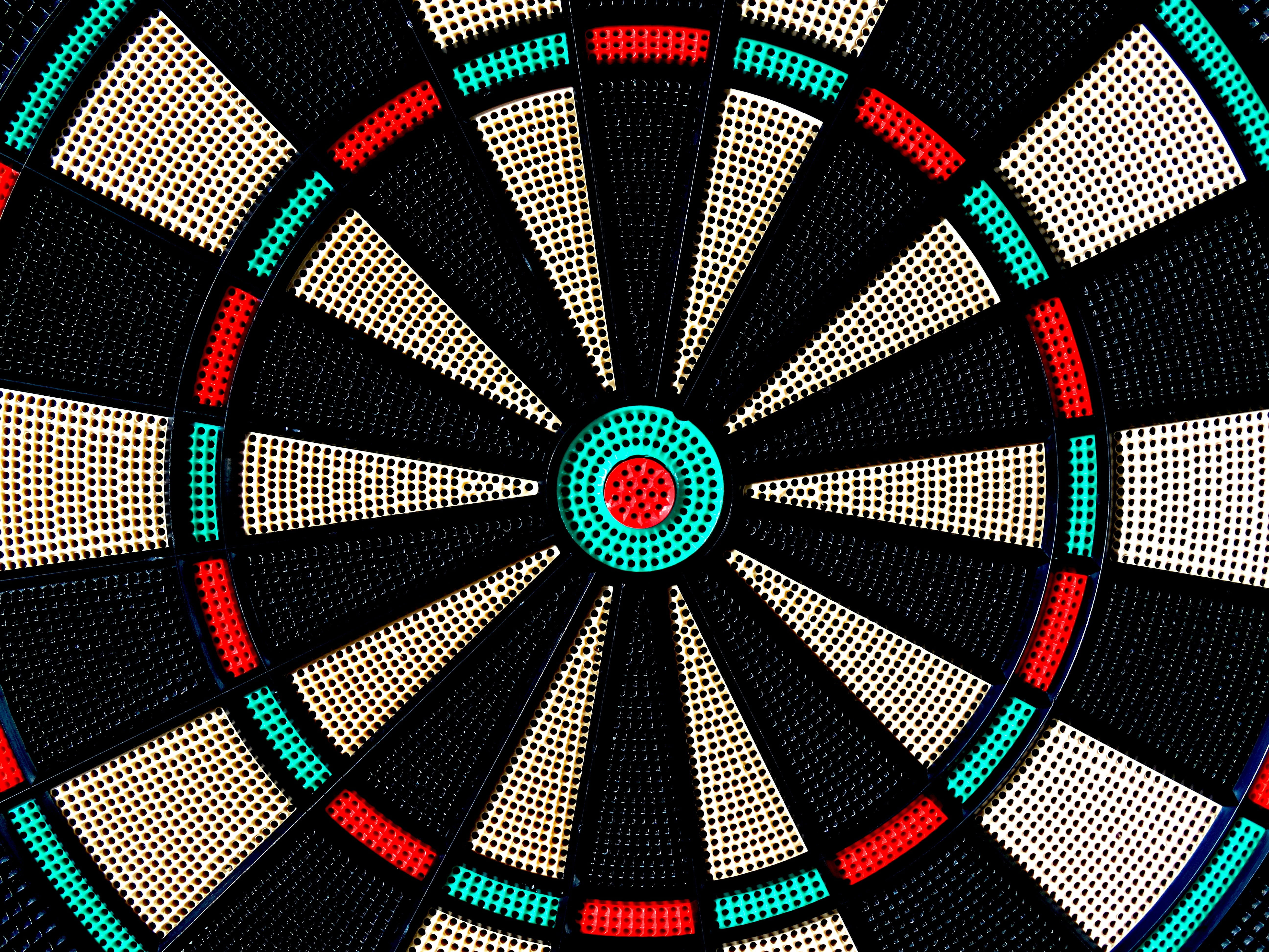 BullS Eye, full frame, backgrounds, focus, marksmanship, design, success, shallow, no people, Target, circle, sports target, sport, geometric shape, leisure activity, HD Wallpaper
