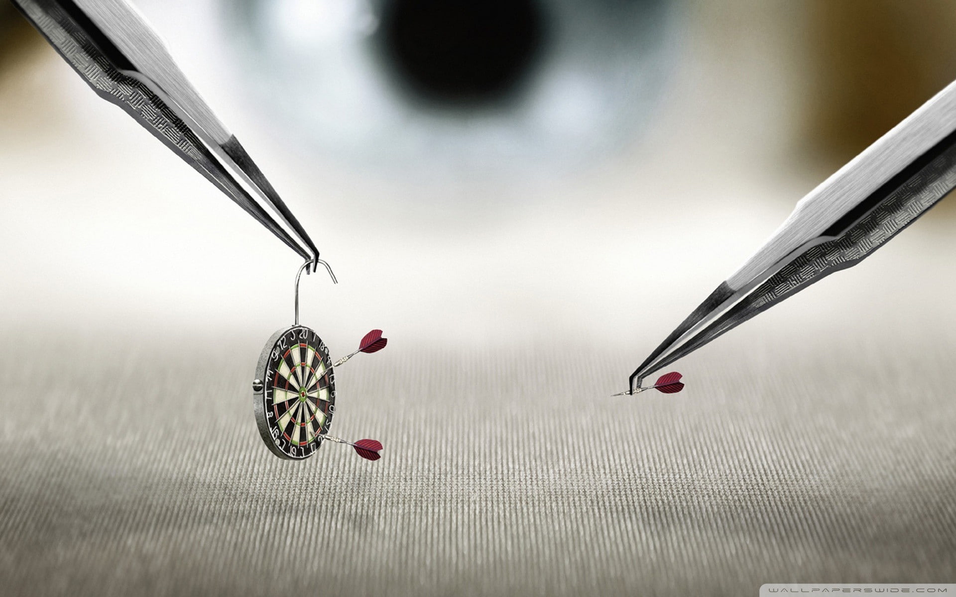 darts, eyes, 1080P, macro, photography, miniatures, arrows, HD Wallpaper