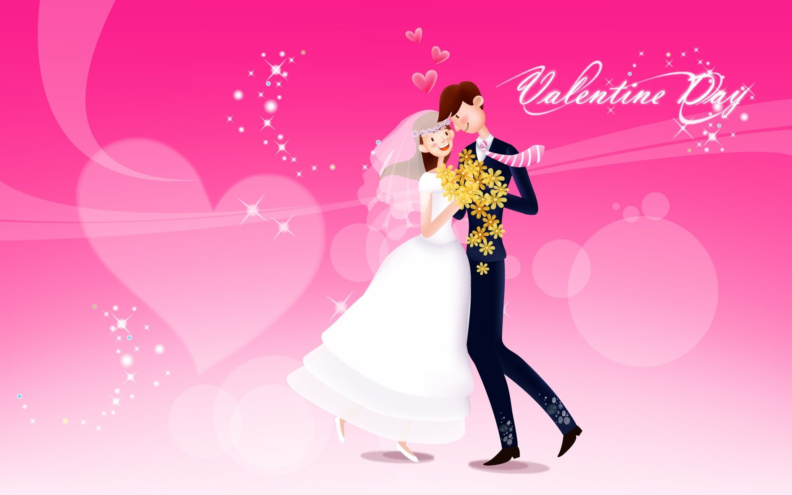 valentine, love, 2K, hd, day, anime, desktop, HD Wallpaper
