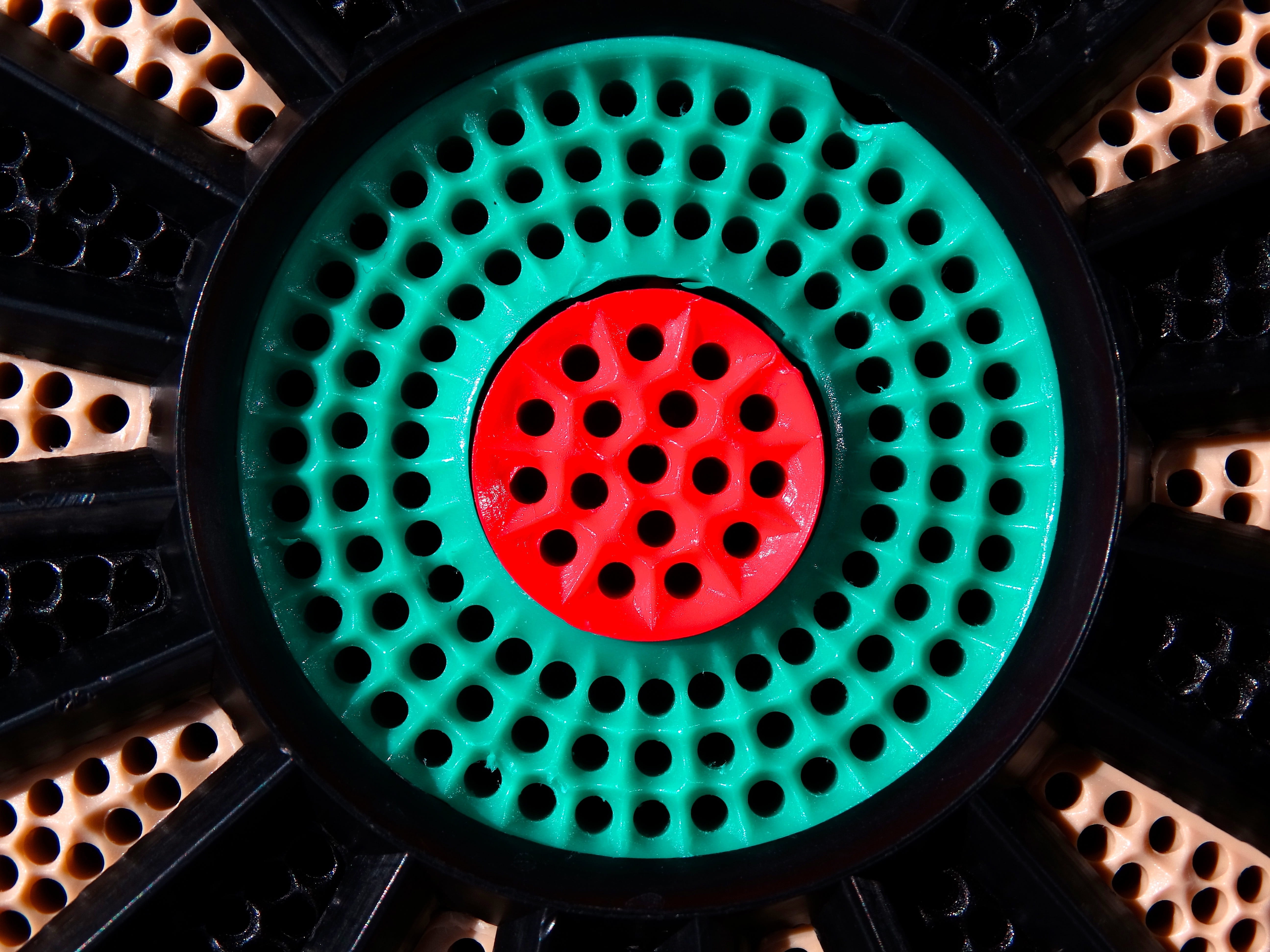geometric shape, directly above, target, 5K, shape, steel, backgrounds, close-up, wheel, middle, design, marksmanship, circle, machinery, mode of transportation, HD Wallpaper