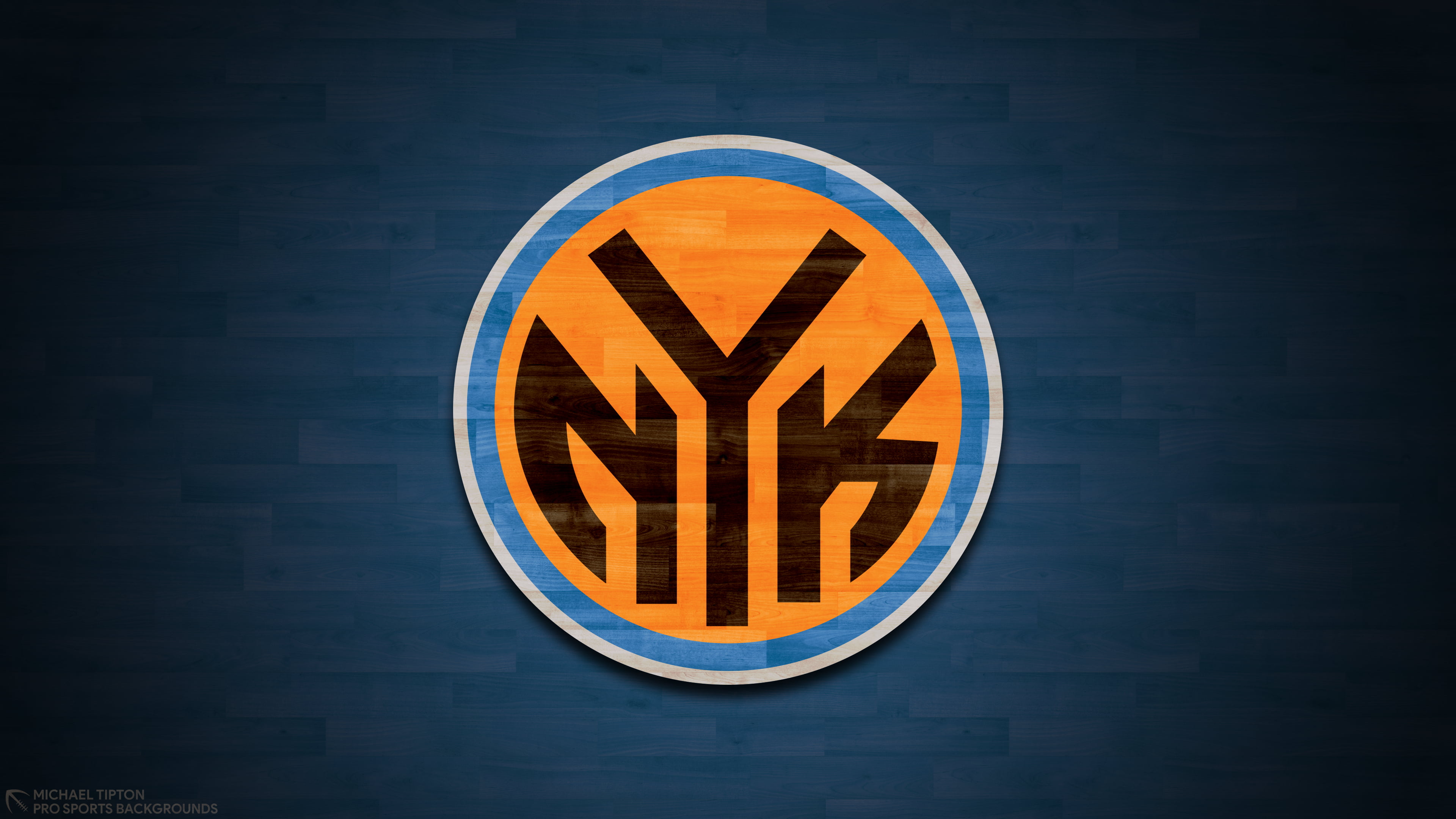 NBA, 4K, New York Knicks, Basketball, Emblem, HD Wallpaper