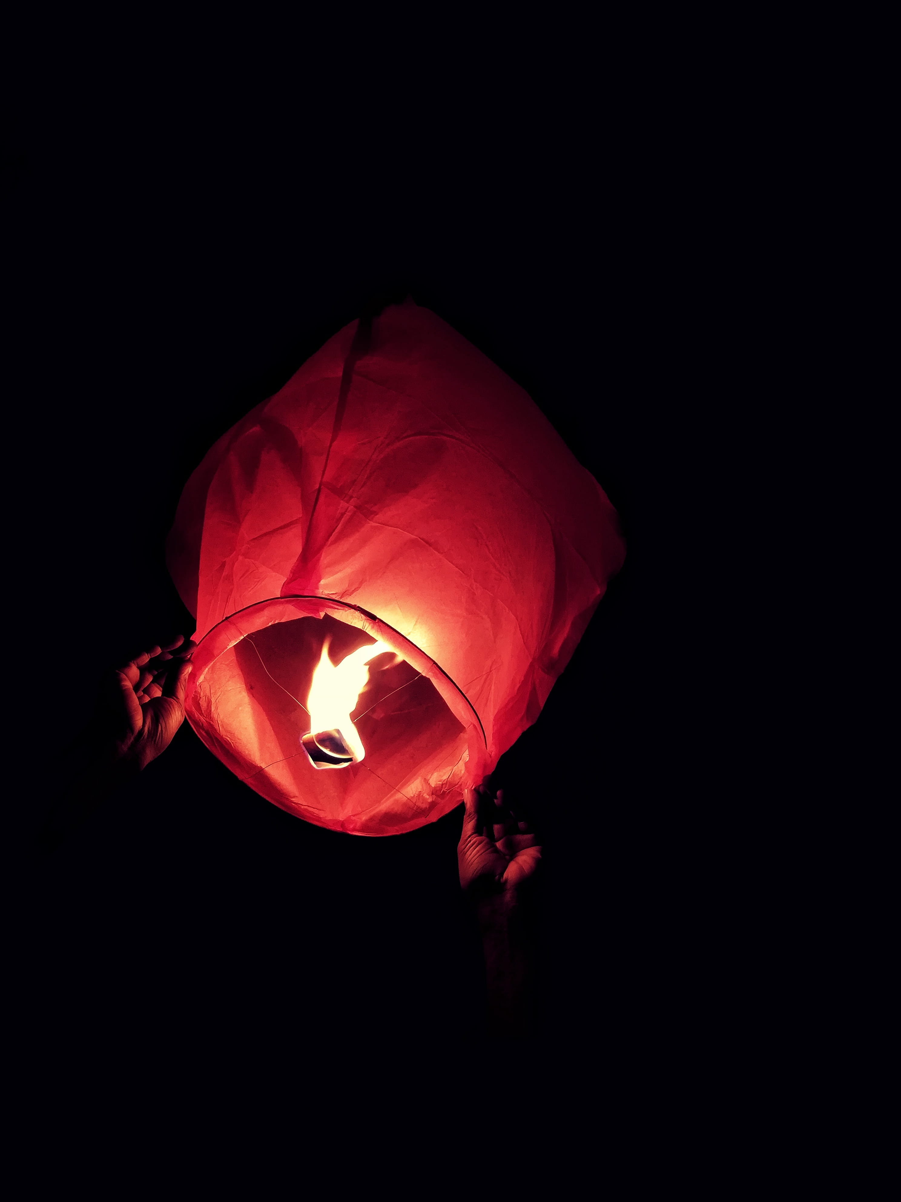 4K, light, fire - natural phenomenon, festival, red, dark, celebration, chinese new year, heat - temperature, hot, energy, fire, lighting equipment, close-up, Phone HD Wallpaper