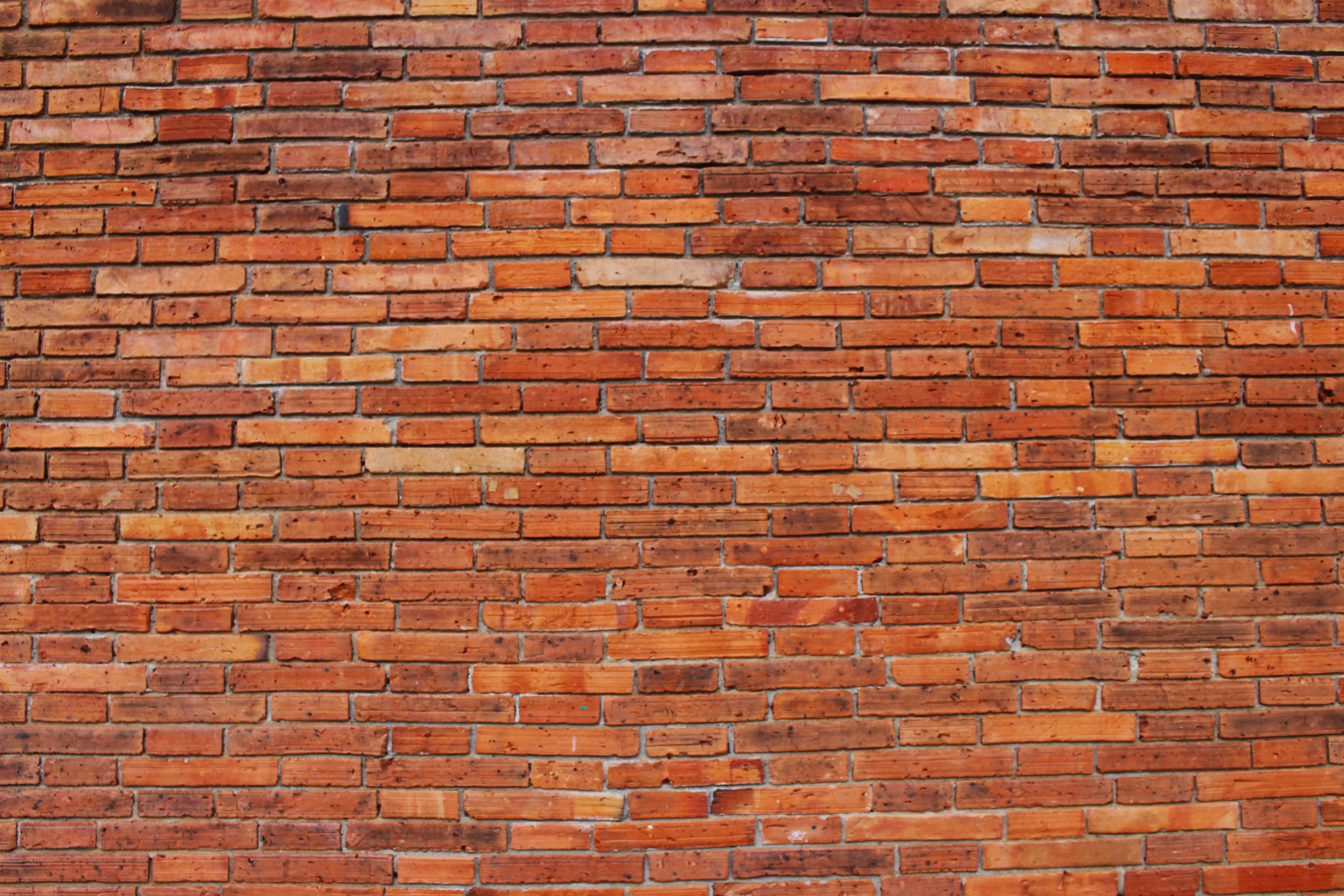 texture, construction material, material, red brick wall, textured, day, no people, backgrounds, textured effect, wall background, in a row, weathered, HD Wallpaper