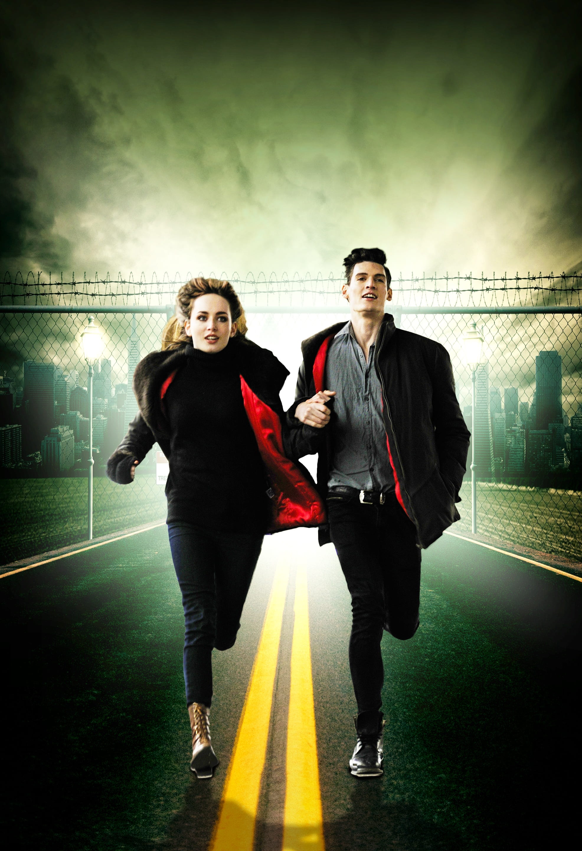heterosexual couple, two people, outdoors, young adult, running, adventure, two, city, blues, positive emotion, long road, top, modern, togetherness, clothing, Phone HD Wallpaper