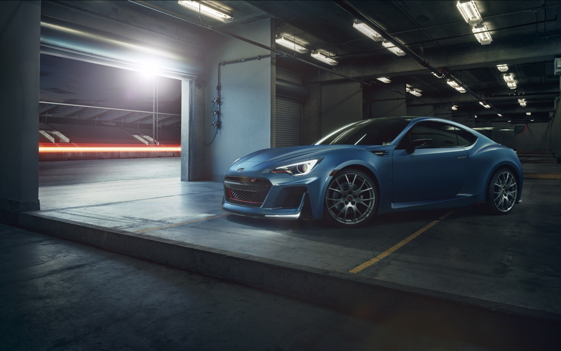 Subaru, 1080P, background, the front, QUICK, BRZ, HD Wallpaper