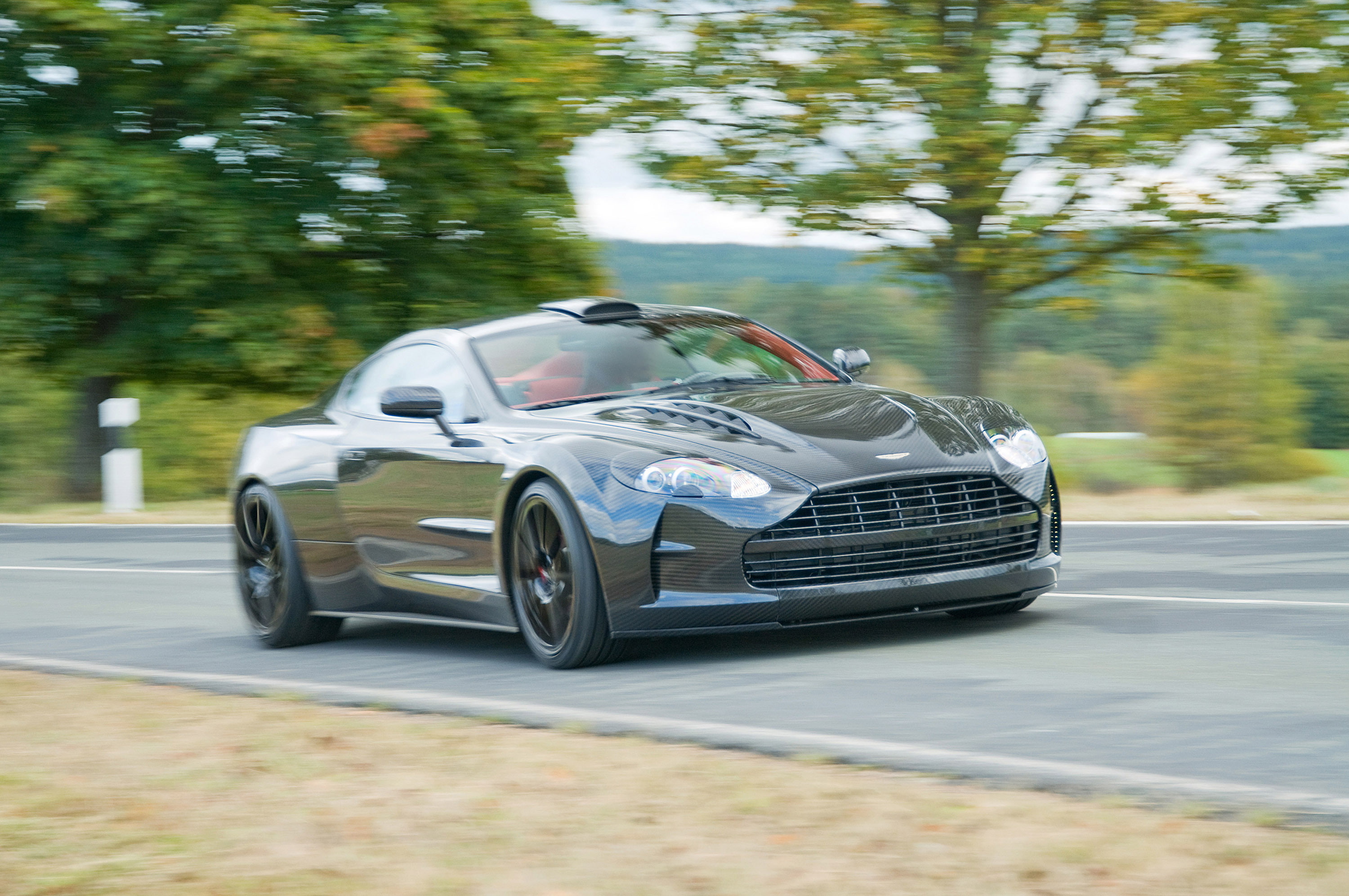 Mansory, Aston Martin, supercar, road, Cyrus, 2K, trees, DB9, quick, HD Wallpaper