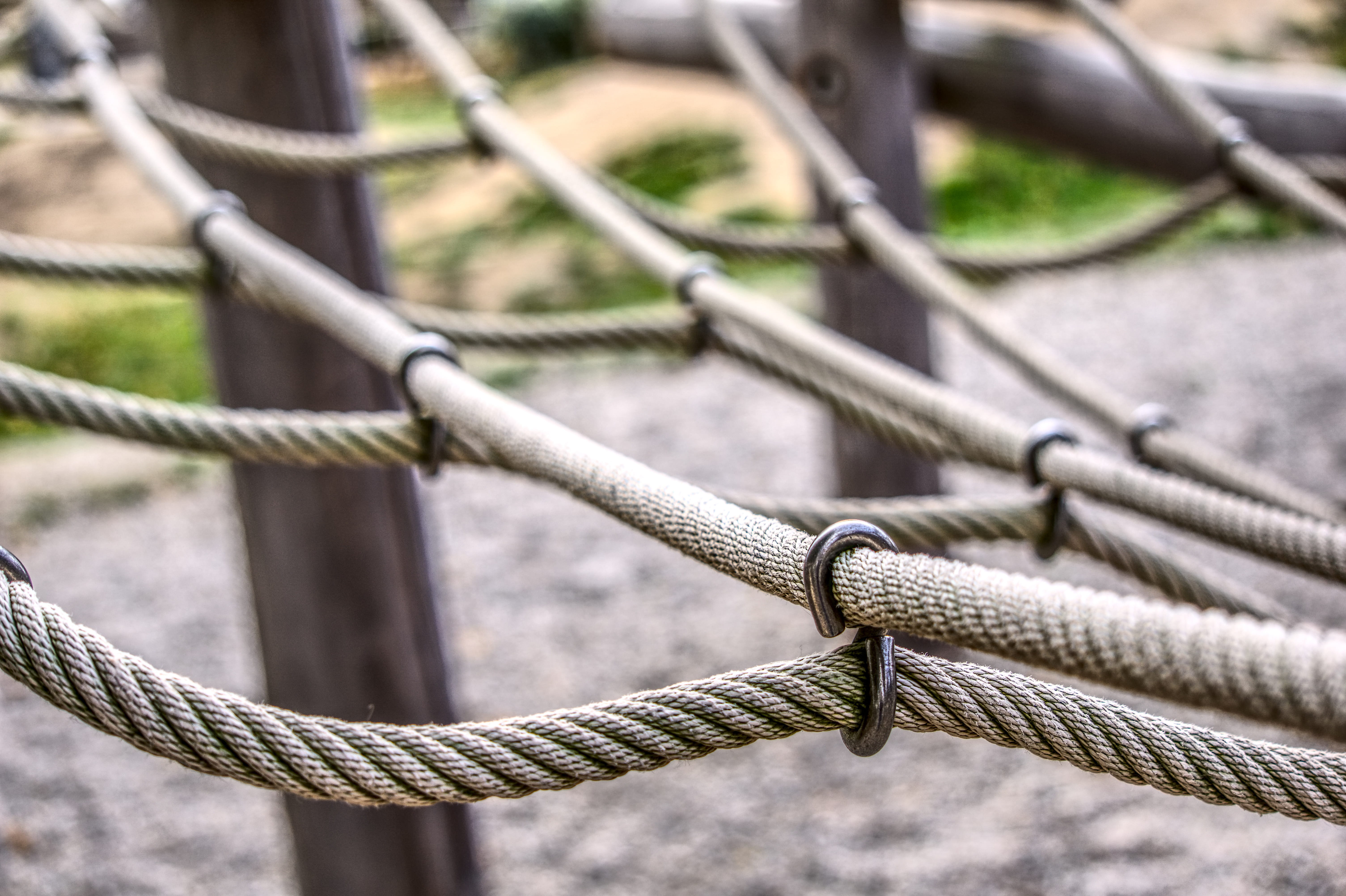 play, playground, hdr, nature, adventure, day, activity, sunlight, movement, strength, pattern, barrier, fun, out, jungle gym, wood, chain, no people, outdoor play equipment, HD Wallpaper