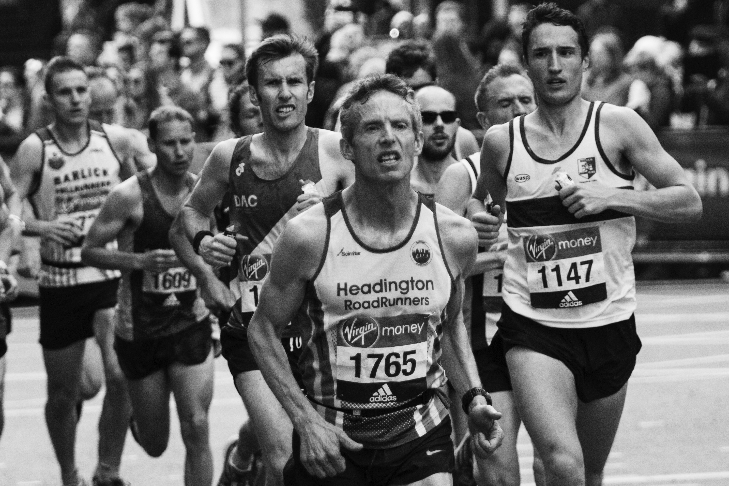 adult, outdoors, text, excitement, athlete, photography, man, crowd, london marathon, determination, people, competition, focus on foreground, sports race, HD Wallpaper