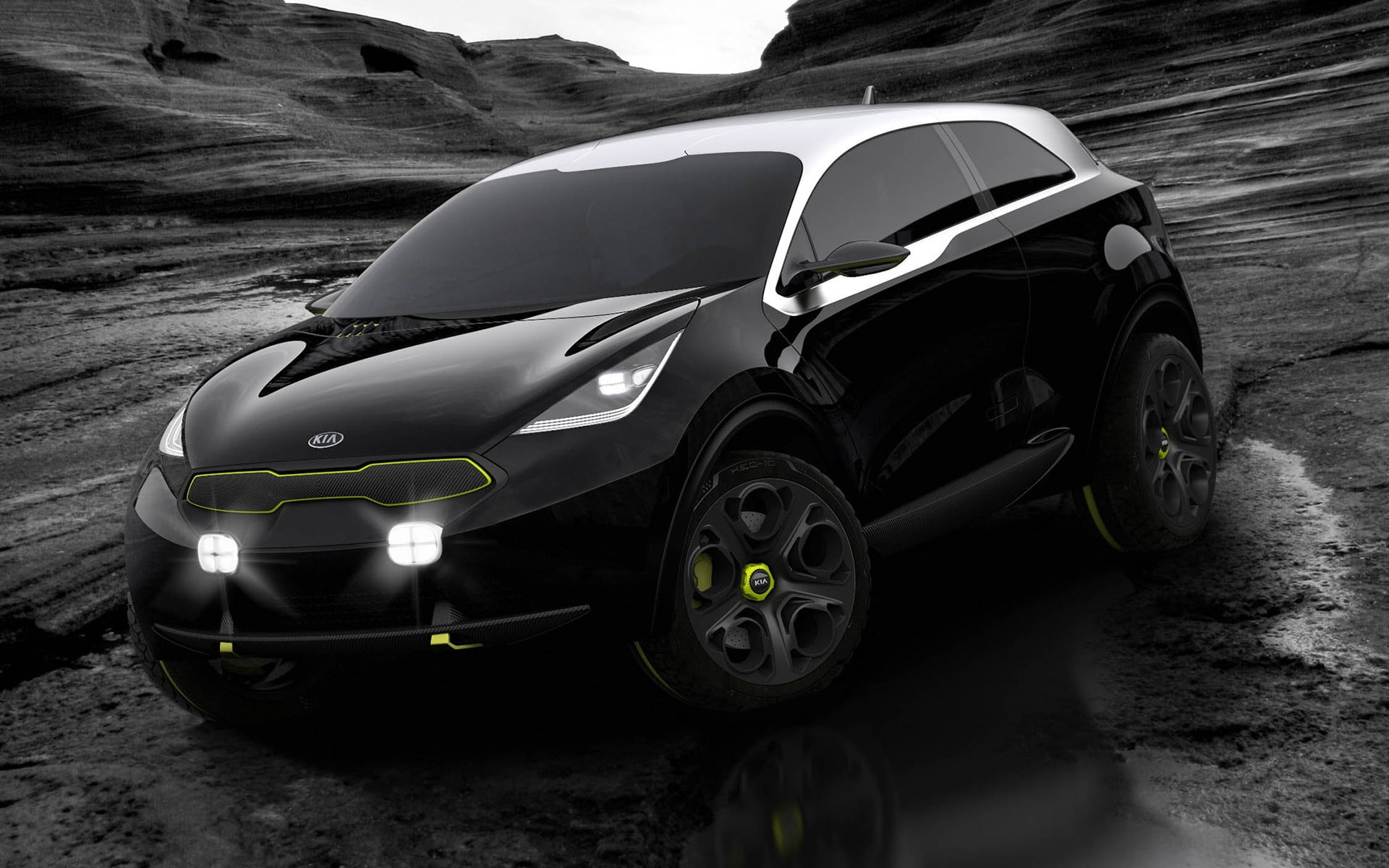 concept, 1080P, niro, Kia Concept, kia, HD Wallpaper