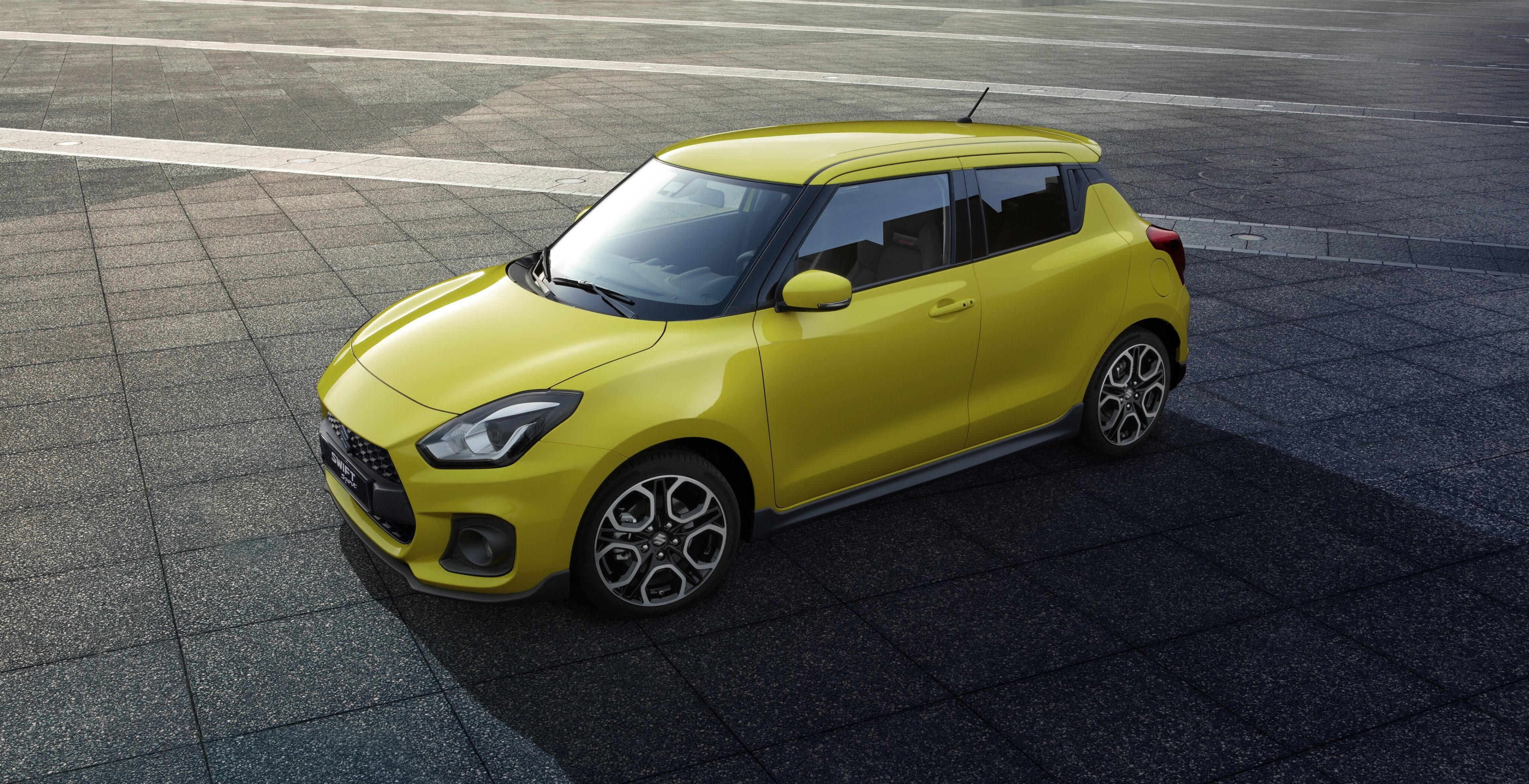 retro styled, transportation, outdoors, wheel, day, land vehicle, mode of transportation, yellow, suzuki swift sport 4k new picture, taxi, 4K, motion, HD Wallpaper
