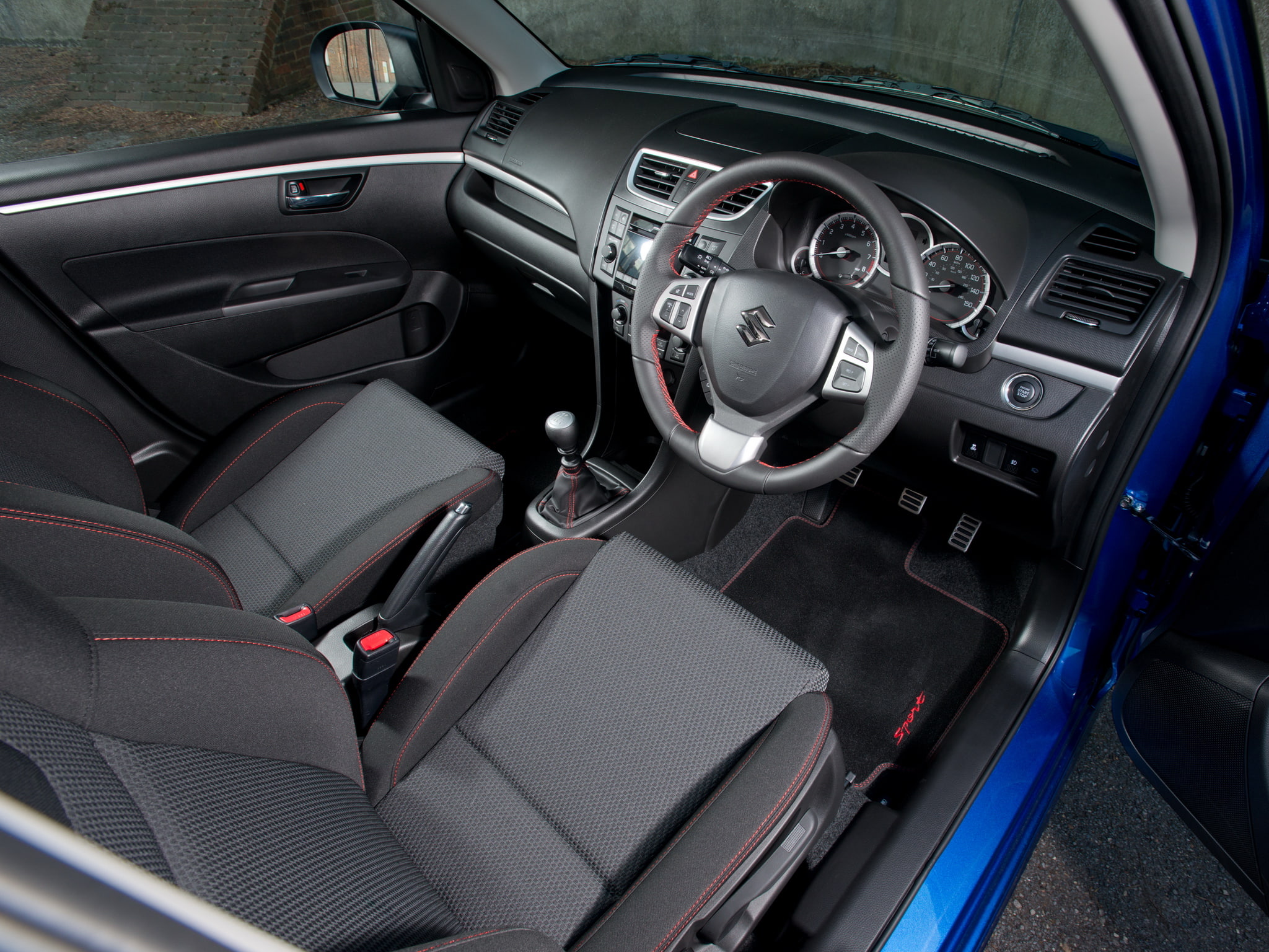 2013, suzuki, uk spec, swift, 1080P, 5 door, interior, sport, HD Wallpaper