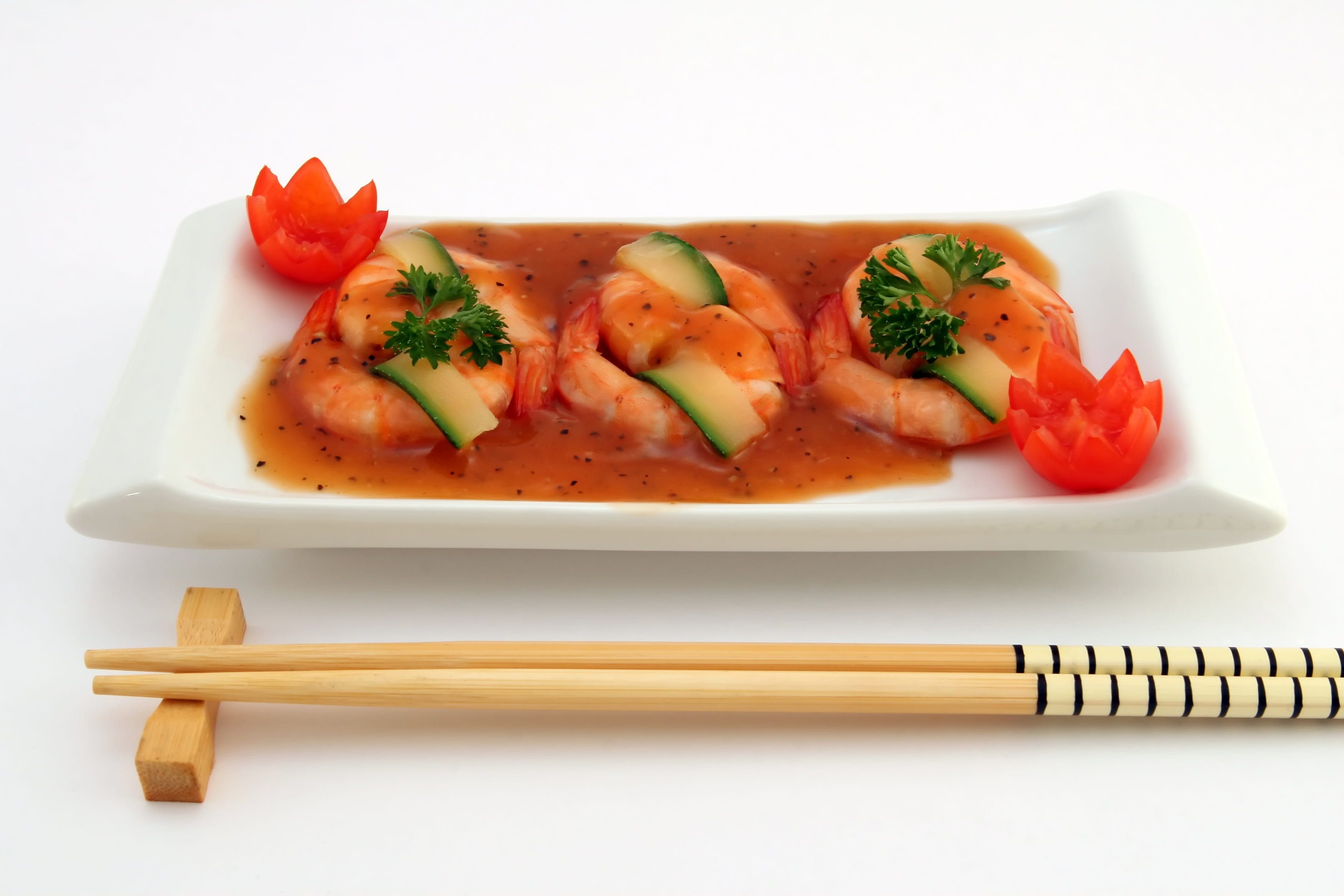 garnish, slimming, food and drink, weight, tomato, tray, copy space, healthy, Cellulite, sea, studio shot, Calories, healthy eating, japanese, health, seafood, HD Wallpaper