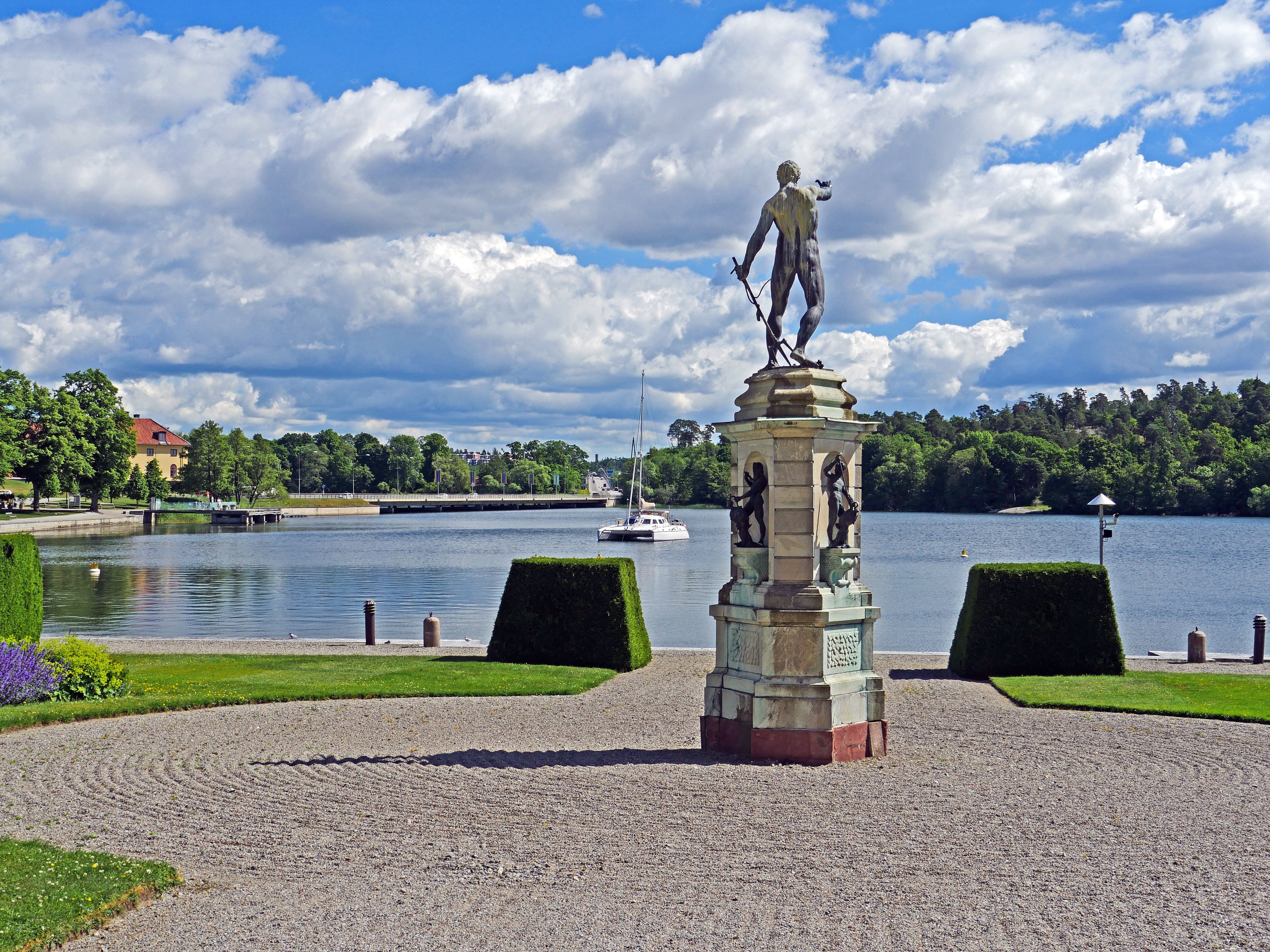 creativity, residence, royal family, plant, no people, drottningholm, investors, input range, sweden, male likeness, monarchy, architecture, 5K, lake, HD Wallpaper
