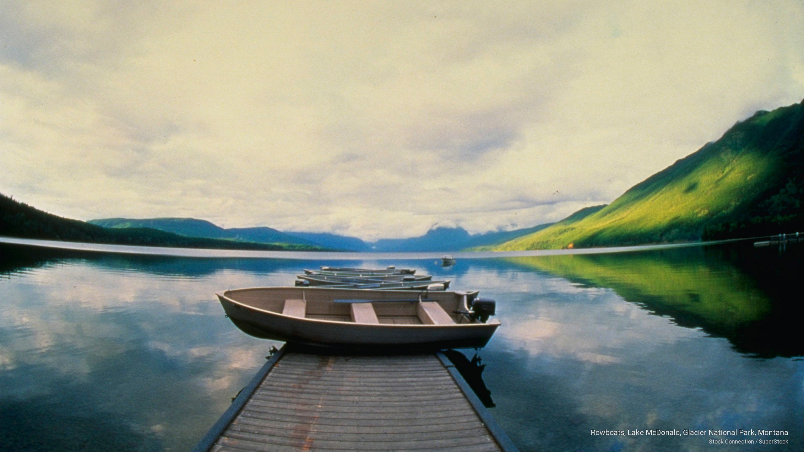 park, National Parks, mcdonald, 2K, montana, lake, rowboats, glacier, national, HD Wallpaper