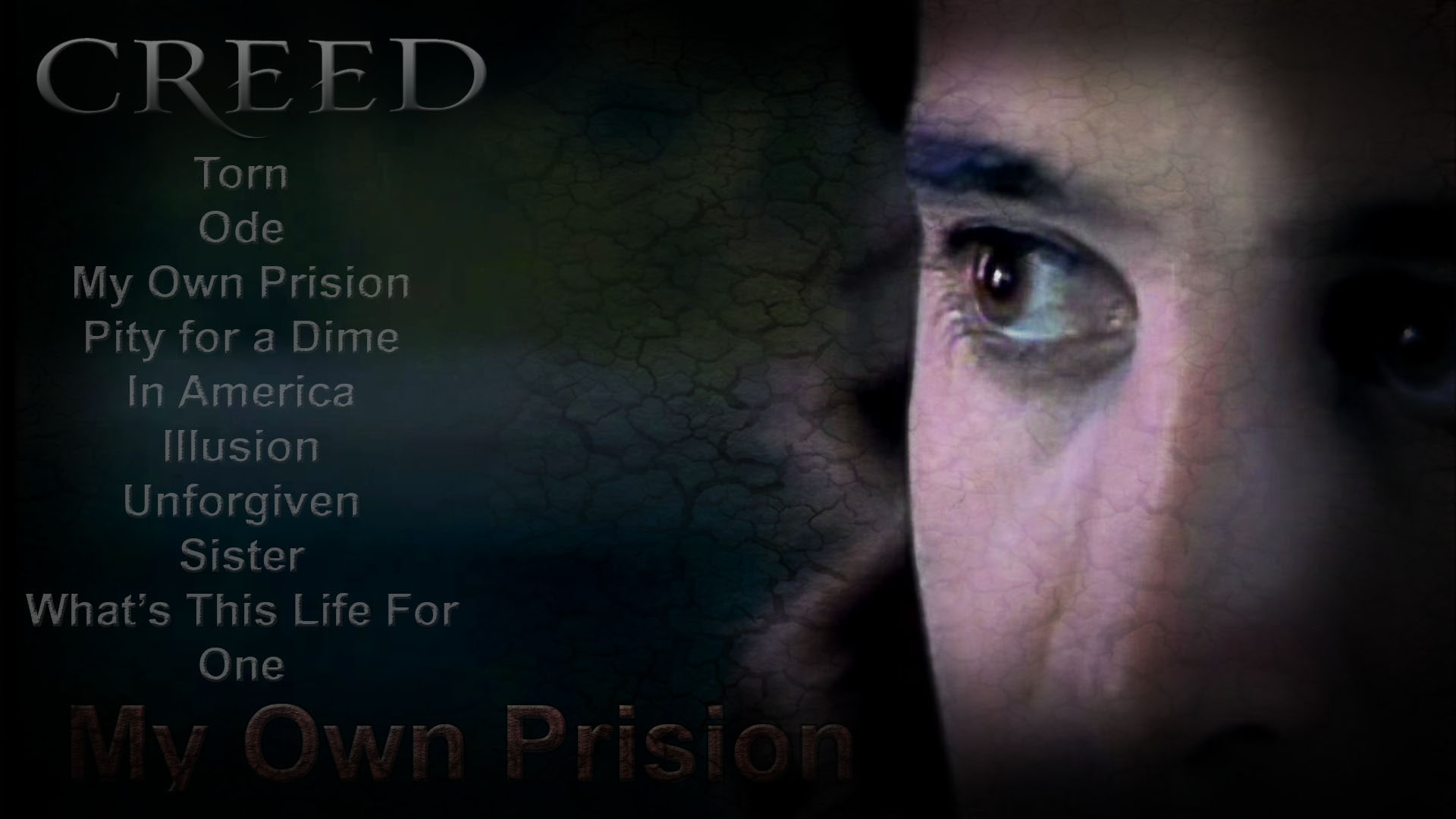 My Own Prision, Grunge, Scott Stapp, Creed, Music, Hard Rock, Dark, 1080P, HD Wallpaper