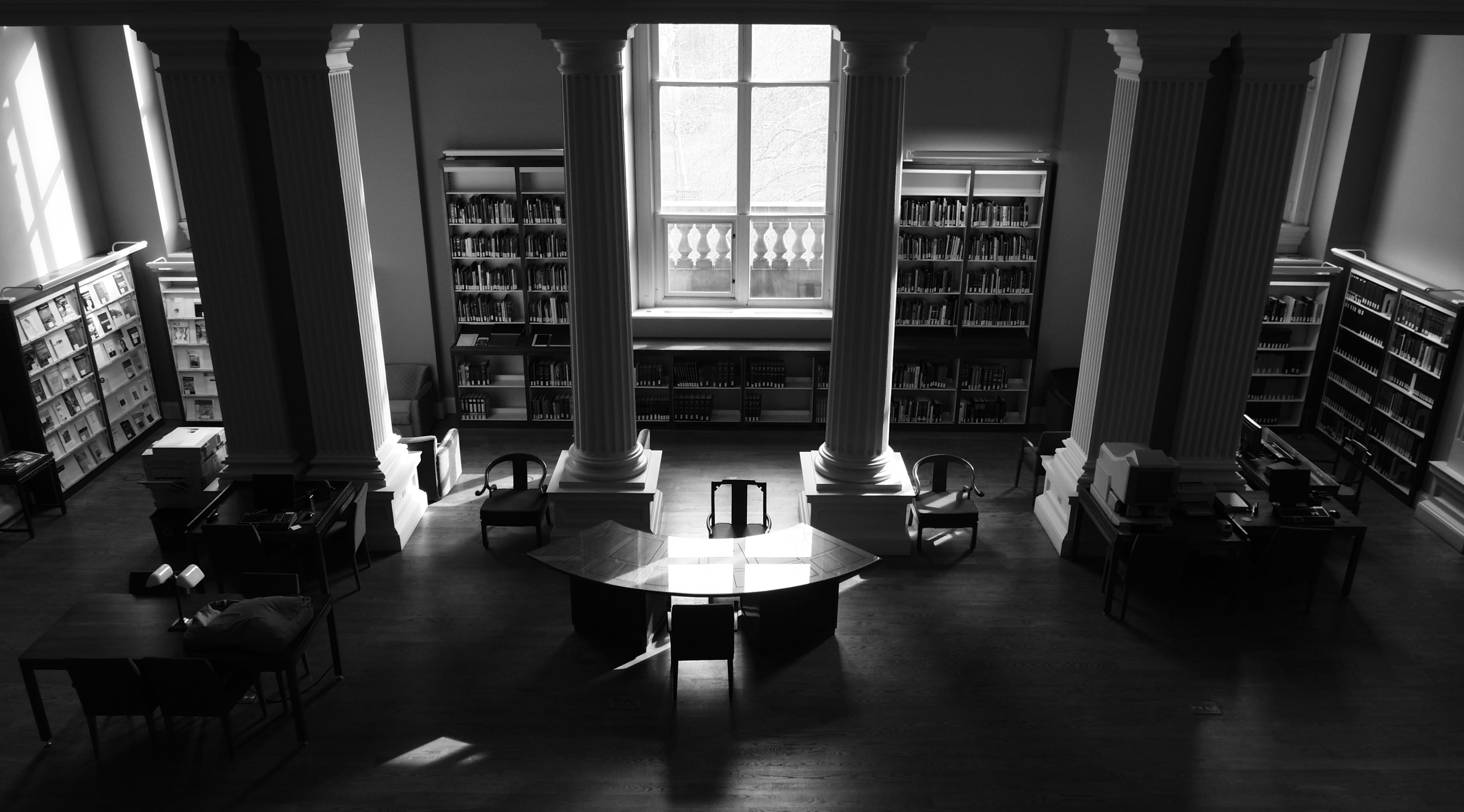 indoors, chemical, no people, table, Museum, Black, seat, architecture, Library, lighting equipment, illuminated, philadelphia, business, flooring, domestic room, HD Wallpaper
