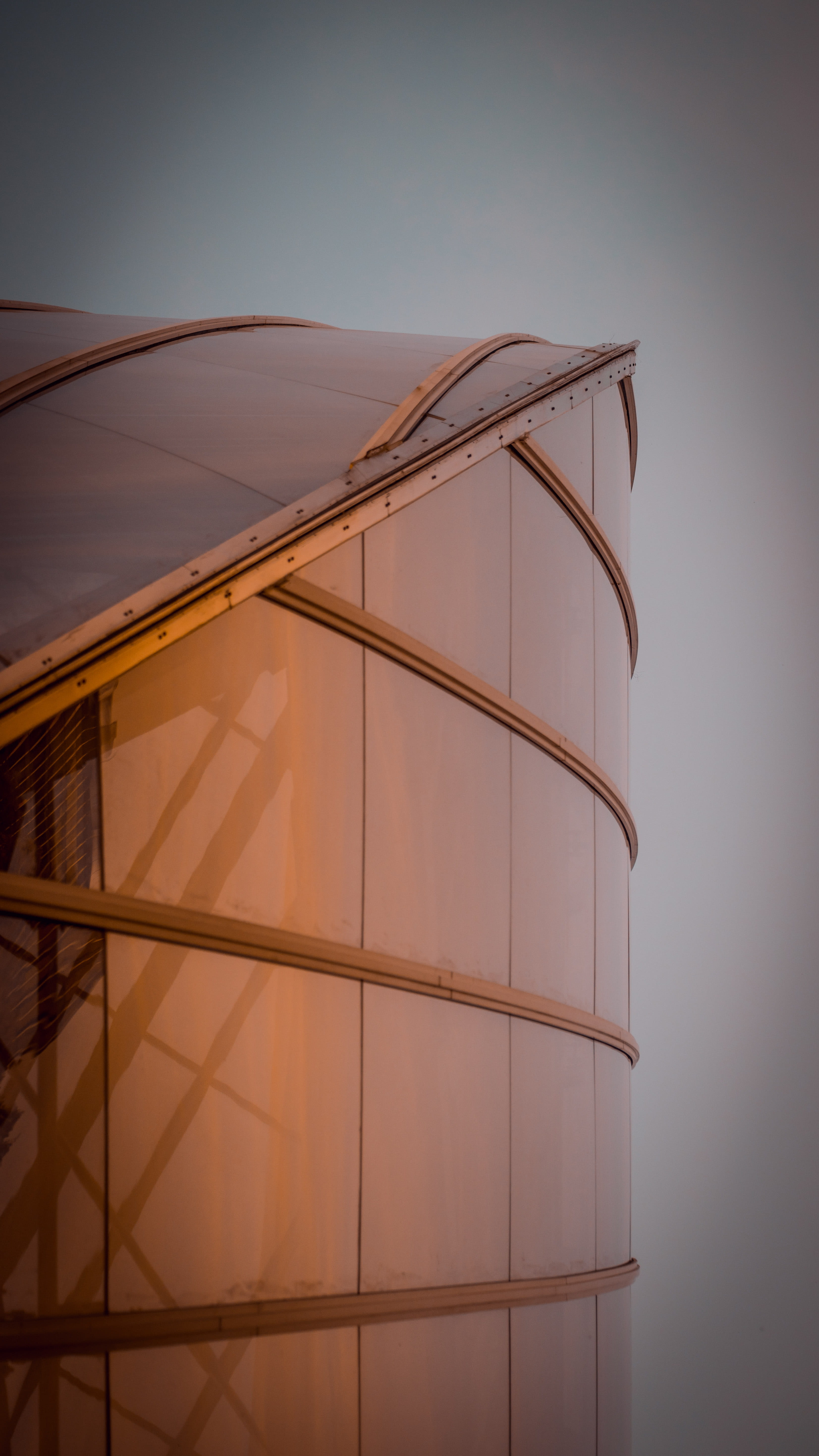 france, architecture, wall - building feature, environment, indoors, dusk, built structure, industry, day, vignette, fuel and power generation, 5K, low angle view, Phone HD Wallpaper