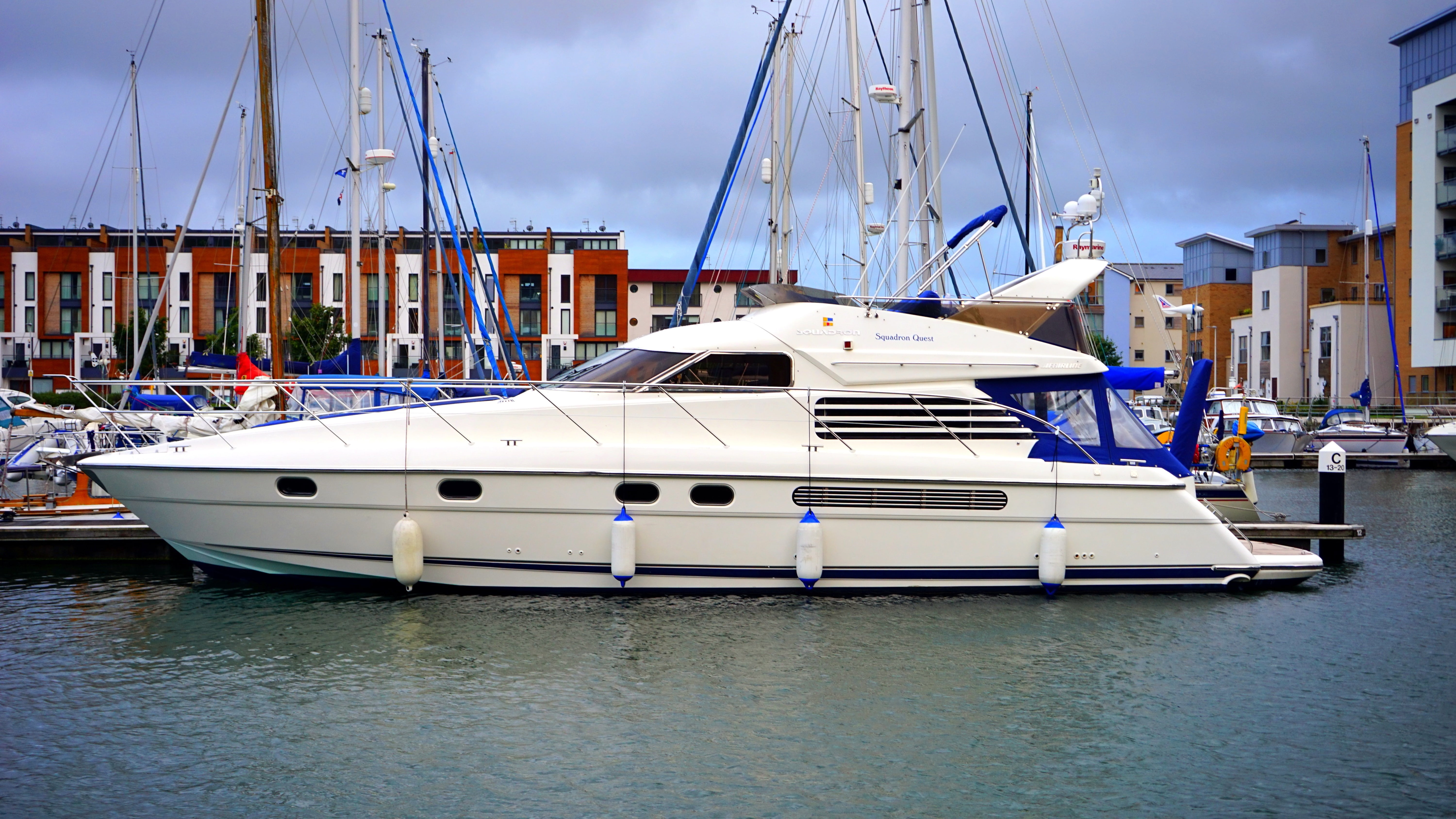 commercial Dock, vessel, harbor, water, luxury, summer, building exterior, transportation, vacations, outdoors, sail, yachting, sunny, speed, 5K, nature, HD Wallpaper
