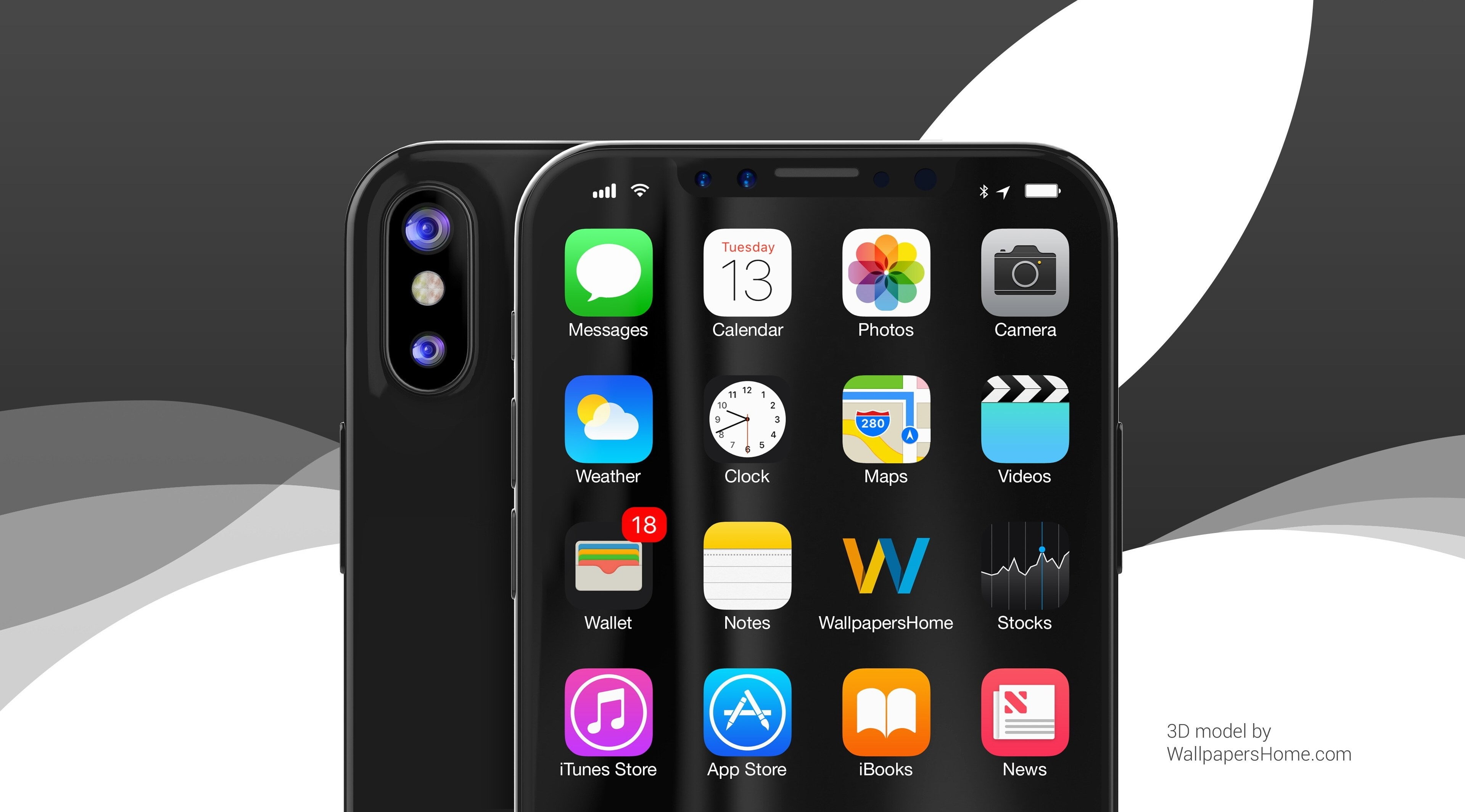 4K, computer icon, push button, keypad, wireless technology, communication, technology, iphone x 4k pc desktop  hd, no people, electrical equipment, equipment, HD Wallpaper