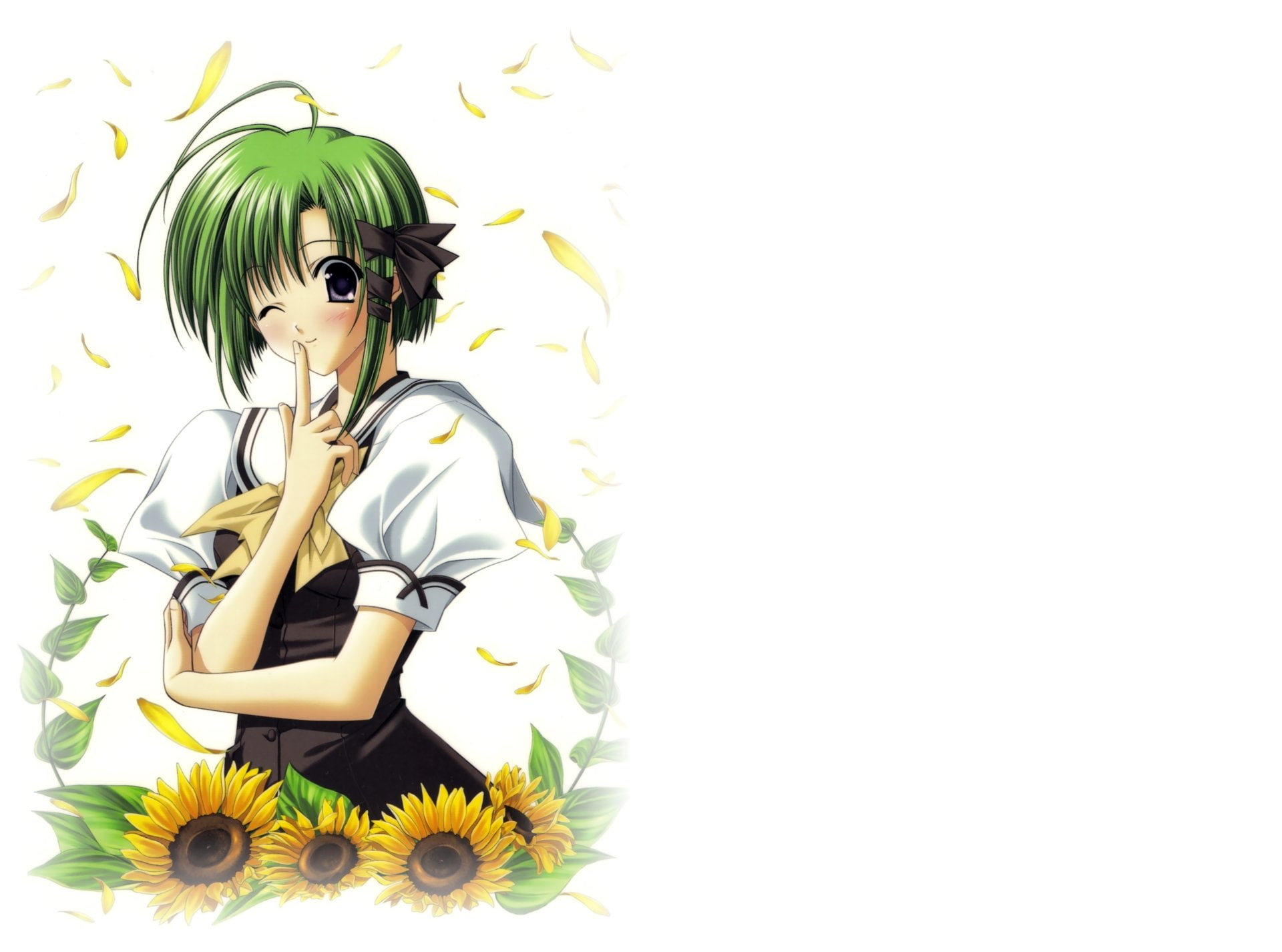 Shuffle!, Anime, 1080P, Asa Shigure, HD Wallpaper