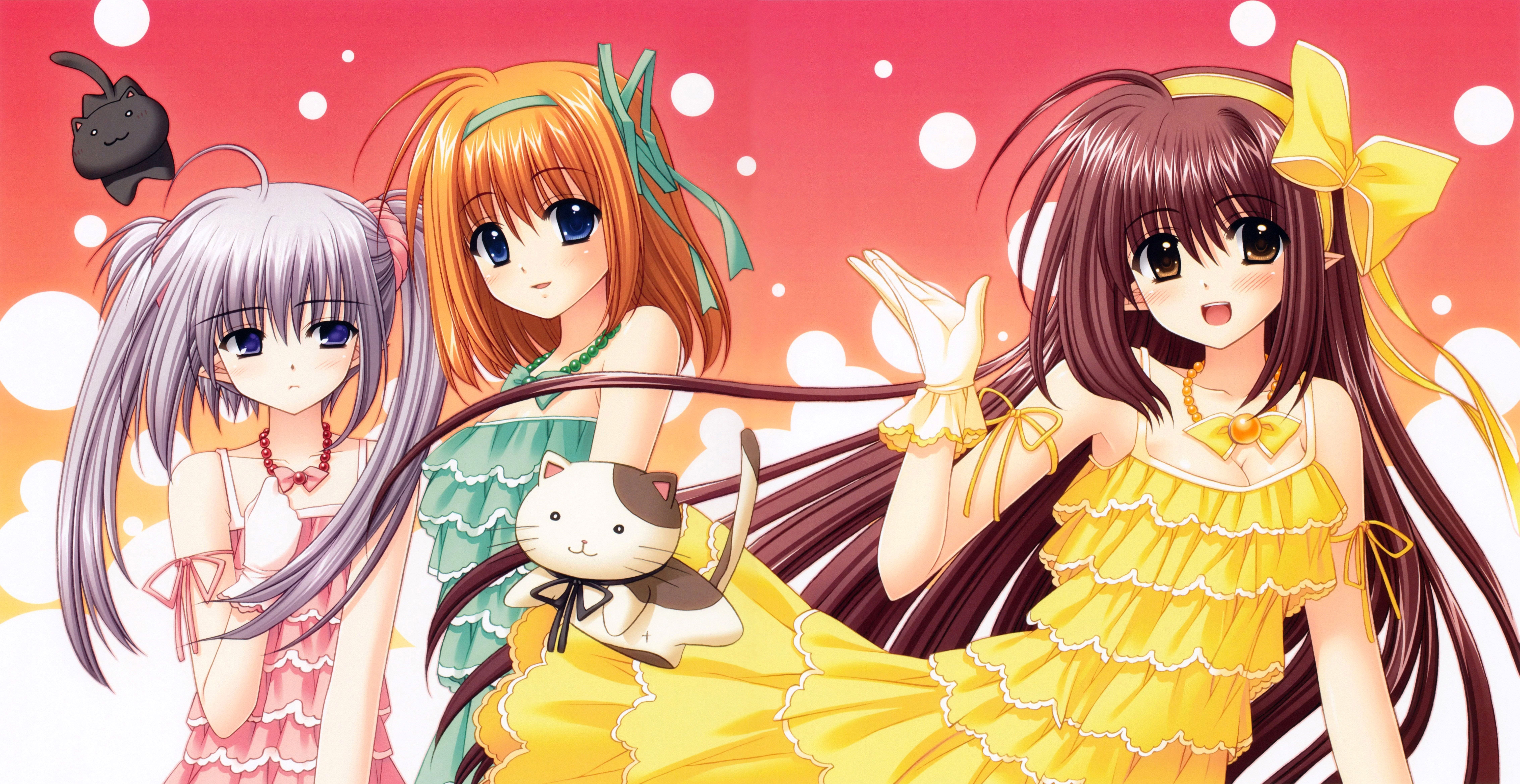 8K, Kaede Fuyou, Primula (Shuffle!), Anime, Lisianthus (Shuffle!), Shuffle!, HD Wallpaper