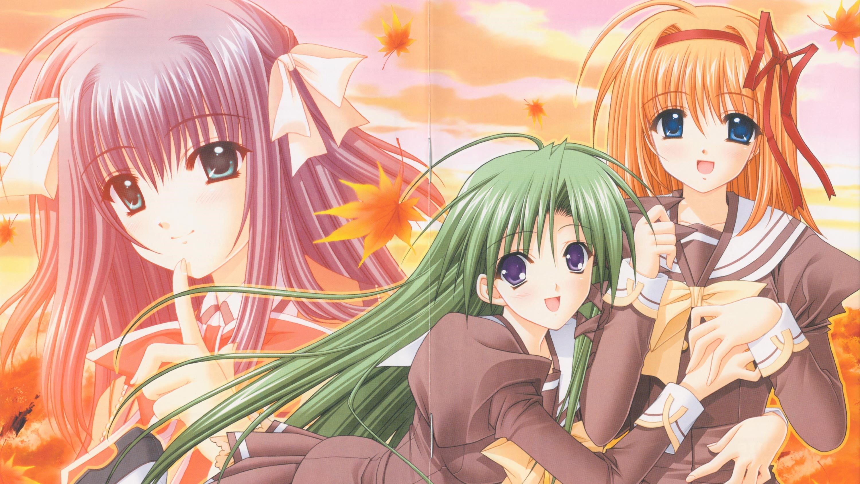 Shuffle!, Yae Sakura (Shuffle!), Anime, Asa Shigure, 2K, Kaede Fuyou, HD Wallpaper