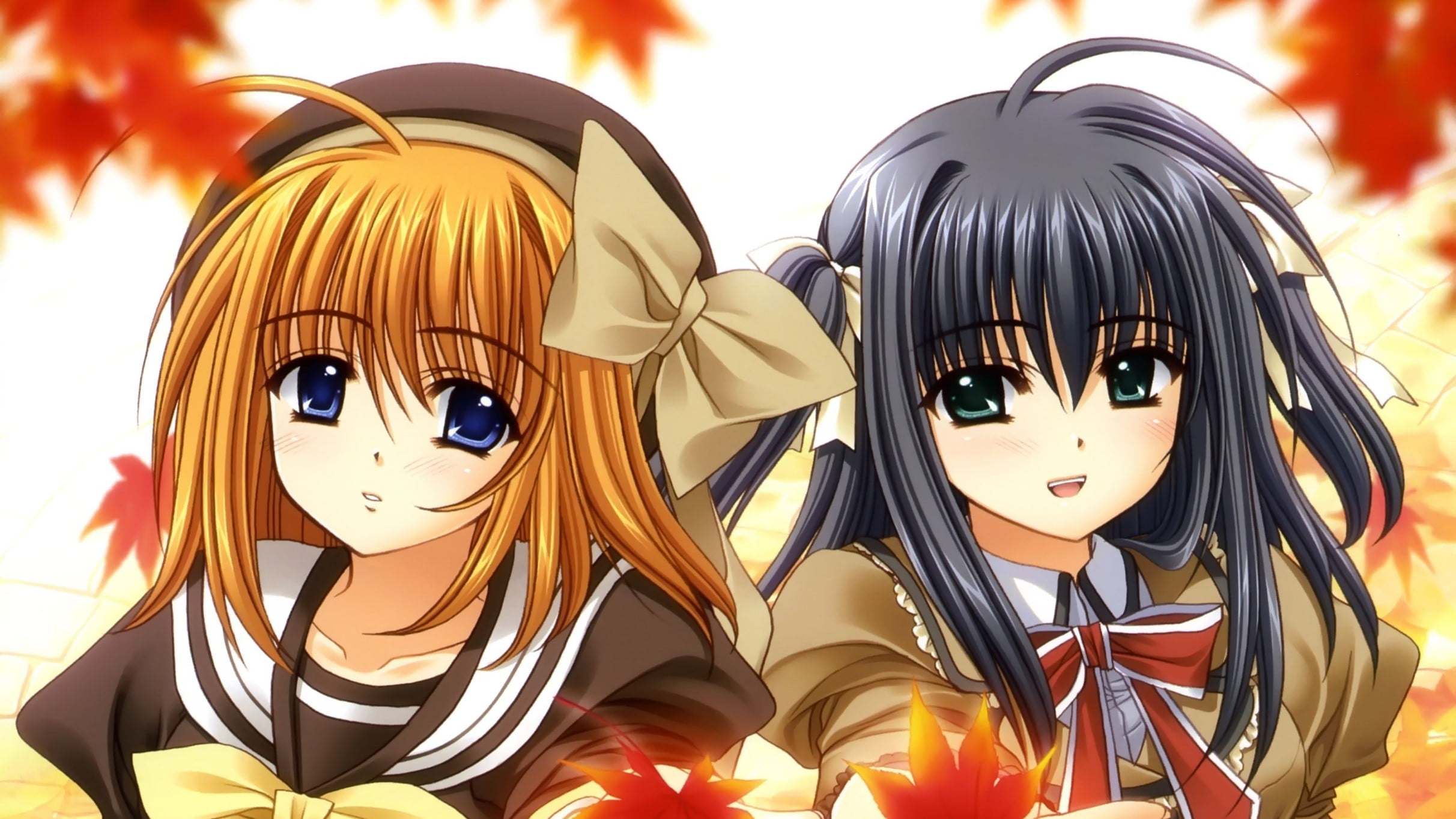 Anime, Yae Sakura (Shuffle!), 1080P, Shuffle!, Kaede Fuyou, HD Wallpaper