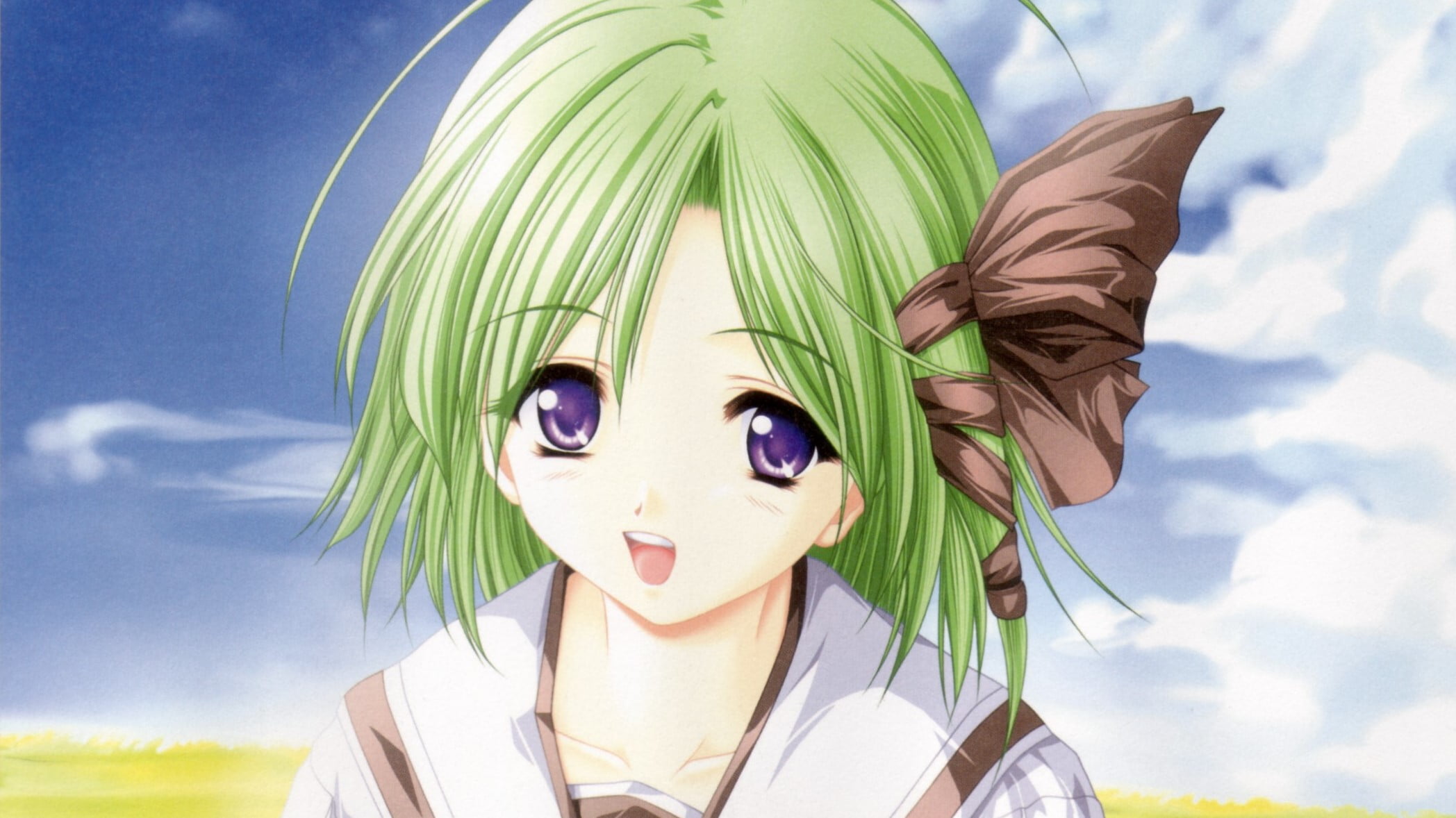 1080P, Anime, Shuffle!, Asa Shigure, HD Wallpaper