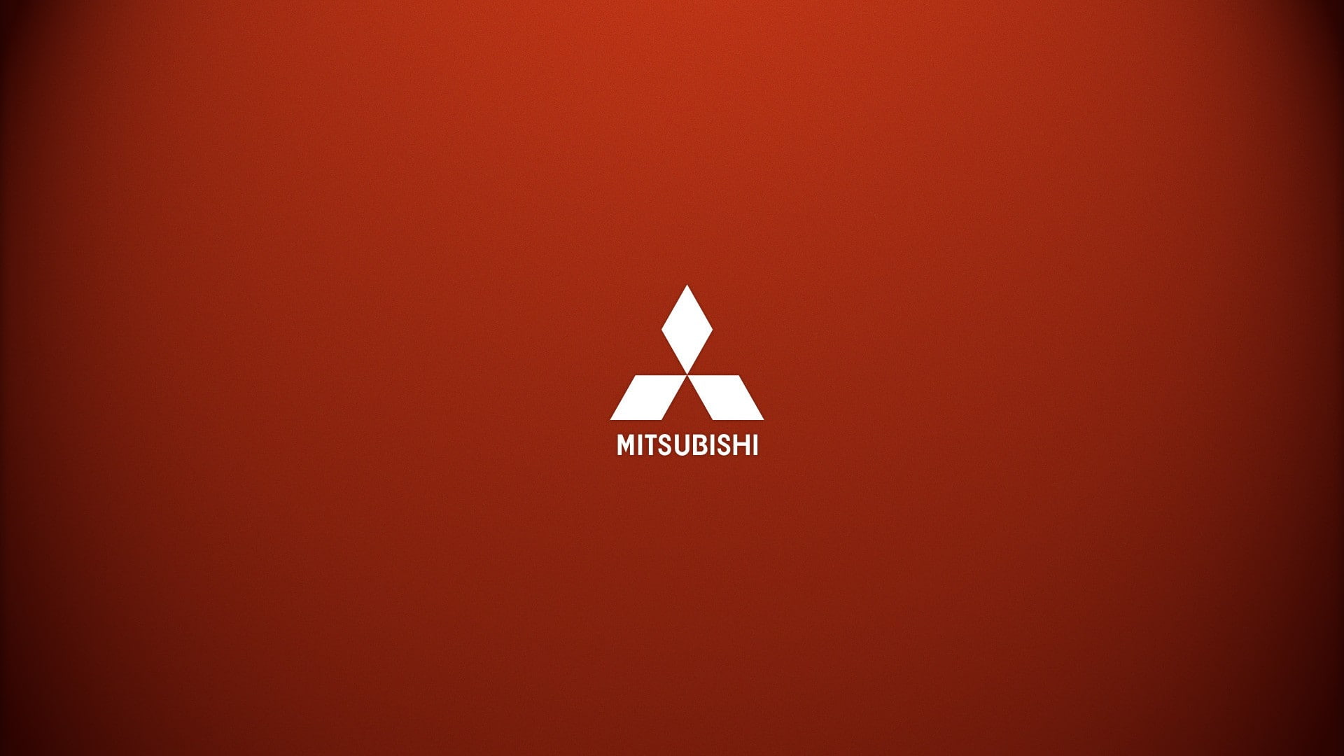 cars, hd, logo, mitsubishi, red, 1080P, HD Wallpaper