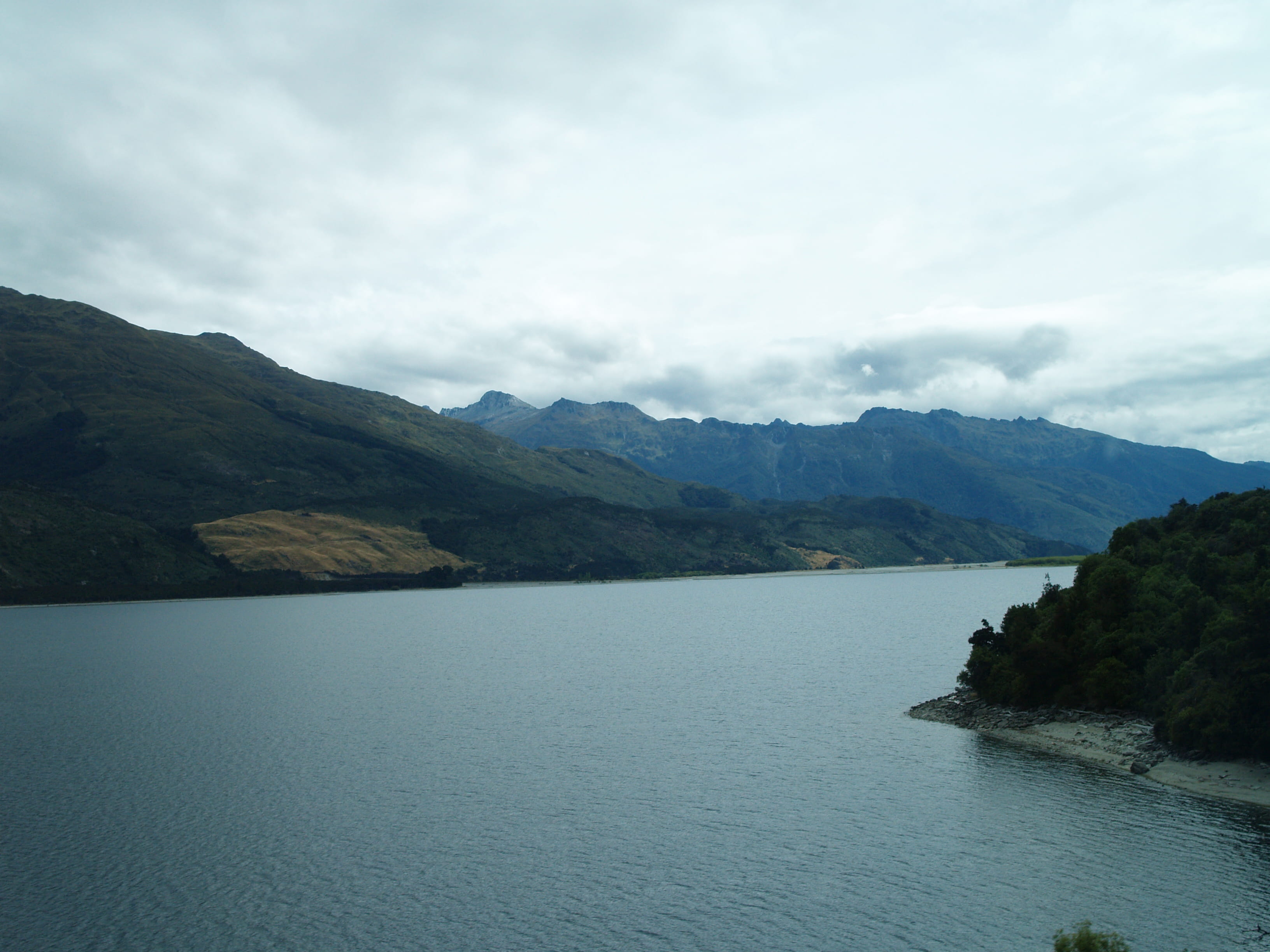 sky, nature, idyllic, sea, mountain range, lake wanaka, mountain, tranquility, beauty in nature, cloud - sky, otago, day, non-urban scene, land, outdoors, HD Wallpaper
