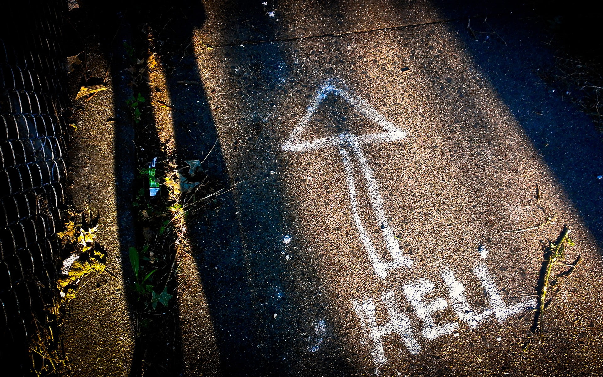 high angle view, gray, transportation, no people, day, sign, shadow, pavements, road, arrows, street, human representation, humor, 1080P, marking, signs, HD Wallpaper