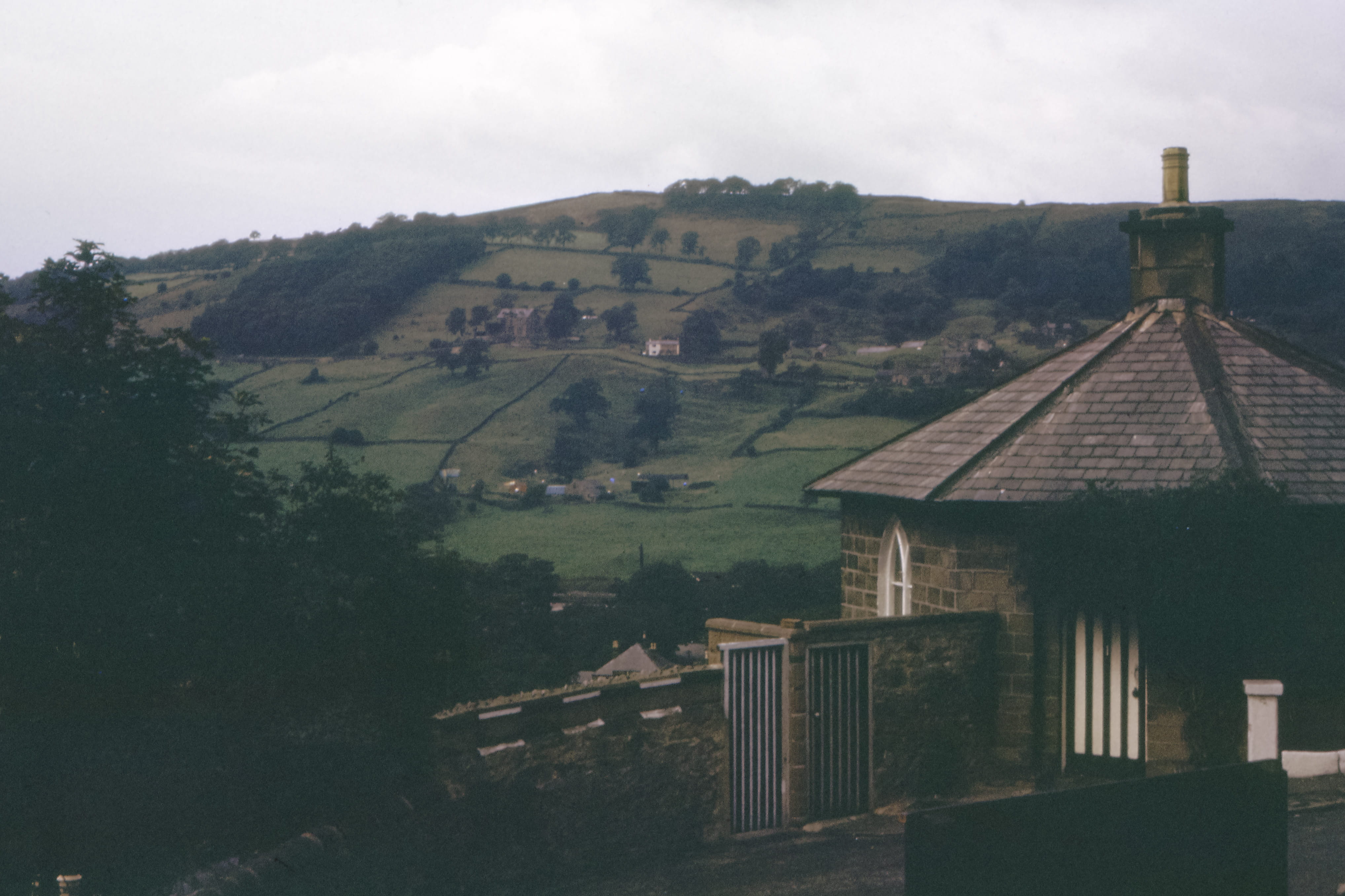35mm, plant, house, building, environment, scenery, no people, building exterior, nature, roof, built structure, mountain, film photography, housing, outdoors, HD Wallpaper