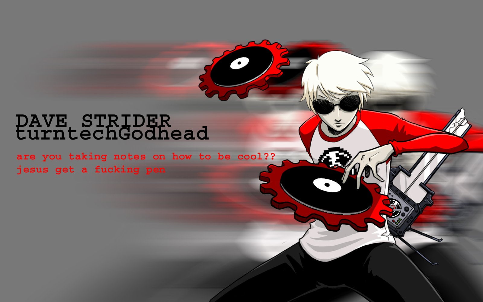 Comics, human body part, indoors, studio shot, western script, speed, Homestuck, 720P, technology, sign, success, one person, real people, red, blurred motion, HD Wallpaper