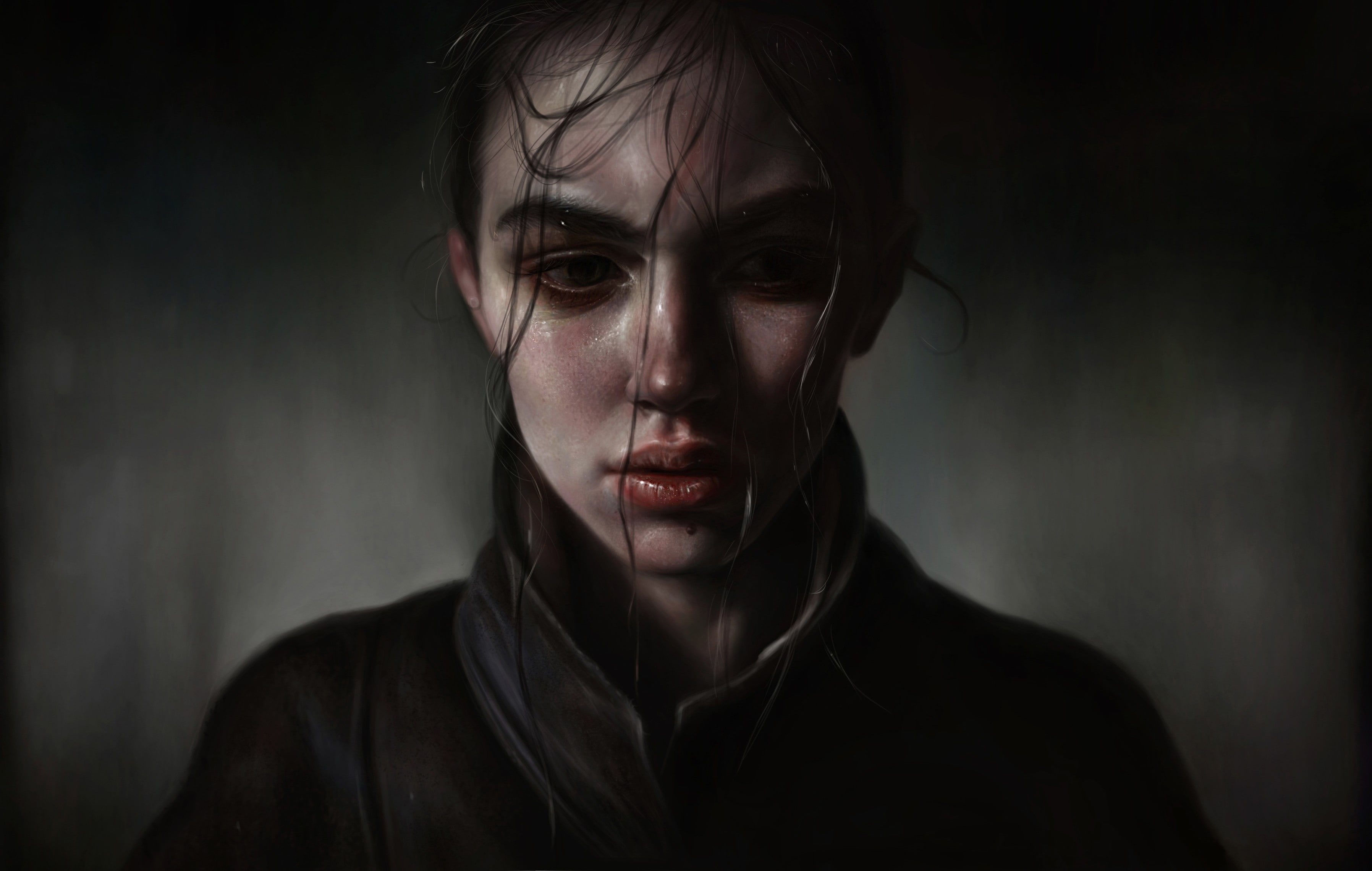 games, px, 2K, hd, portrait, artwork, face, x, video, art, 3592x2281 px, mario, women, HD Wallpaper